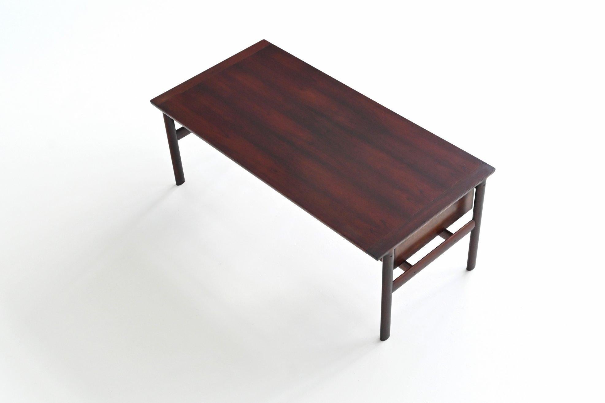 Arne Vodder rosewood executive desk in rosewood Sibast Denmark 1960 10