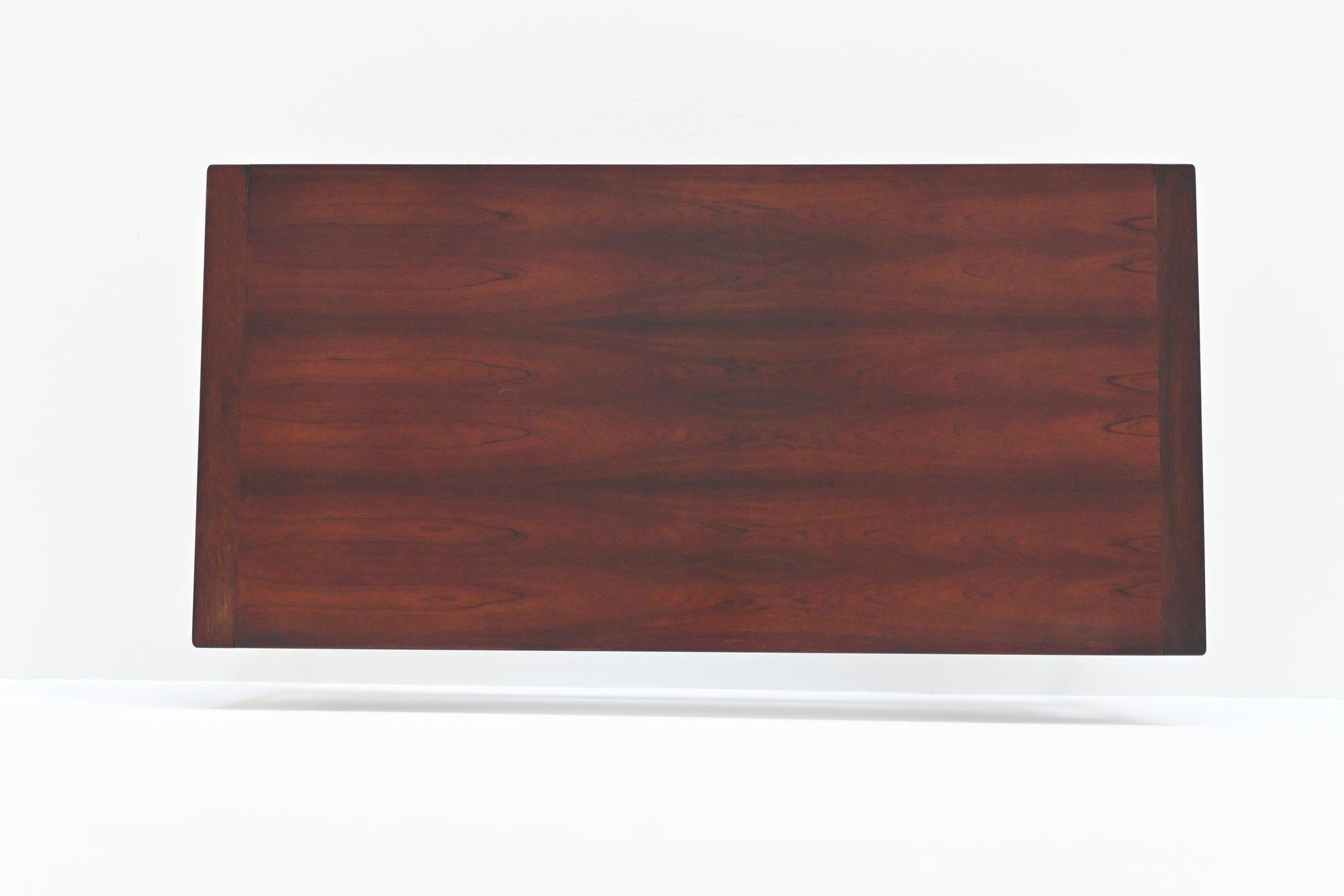 Arne Vodder rosewood executive desk in rosewood Sibast Denmark 1960 11