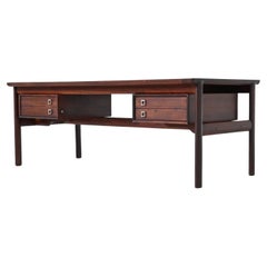 Arne Vodder rosewood executive desk in rosewood Sibast Denmark 1960