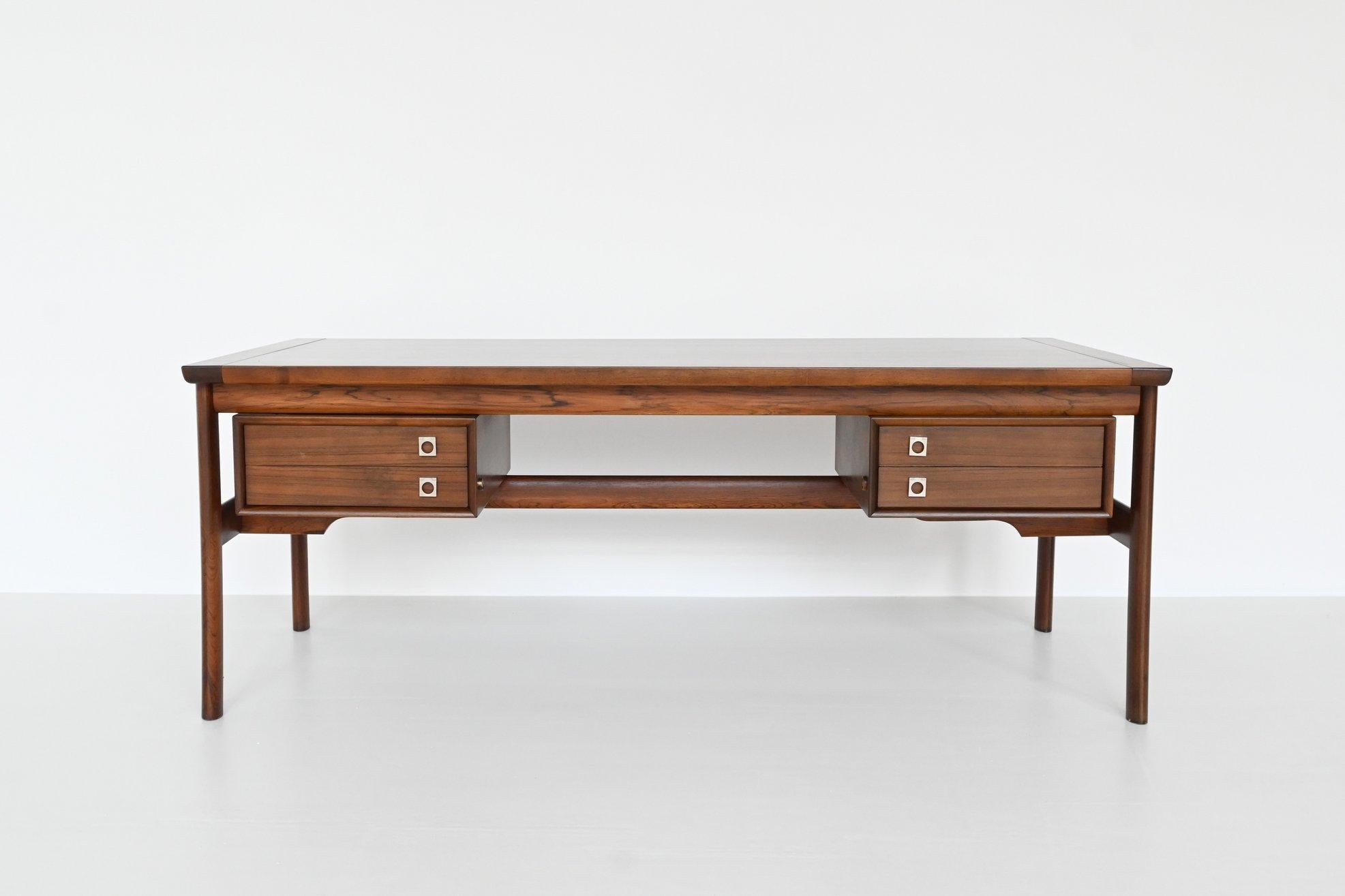 Mid-Century Modern Arne Vodder Rosewood Executive Desk Model 223 Sibast, Denmark, 1960