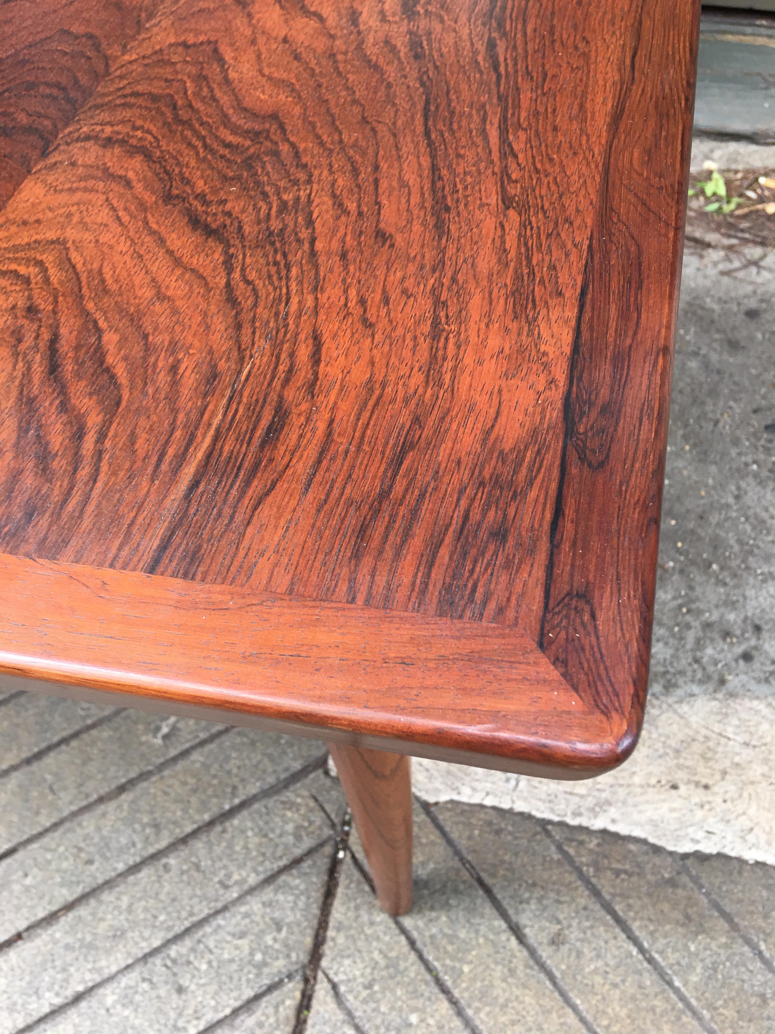 Arne Vodder Rosewood Extension Dining Table 8