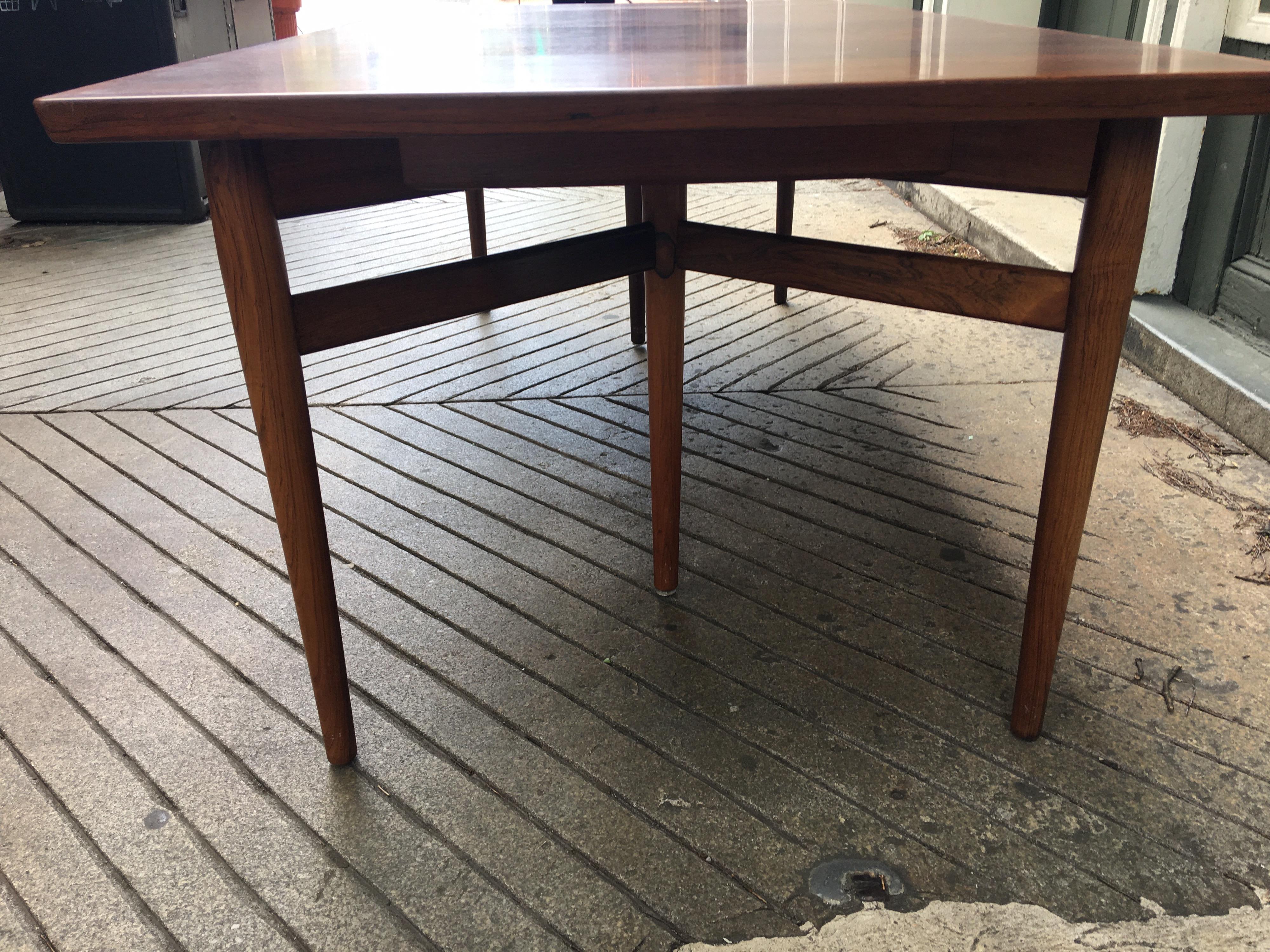 Arne Vodder Rosewood Extension Dining Table 1