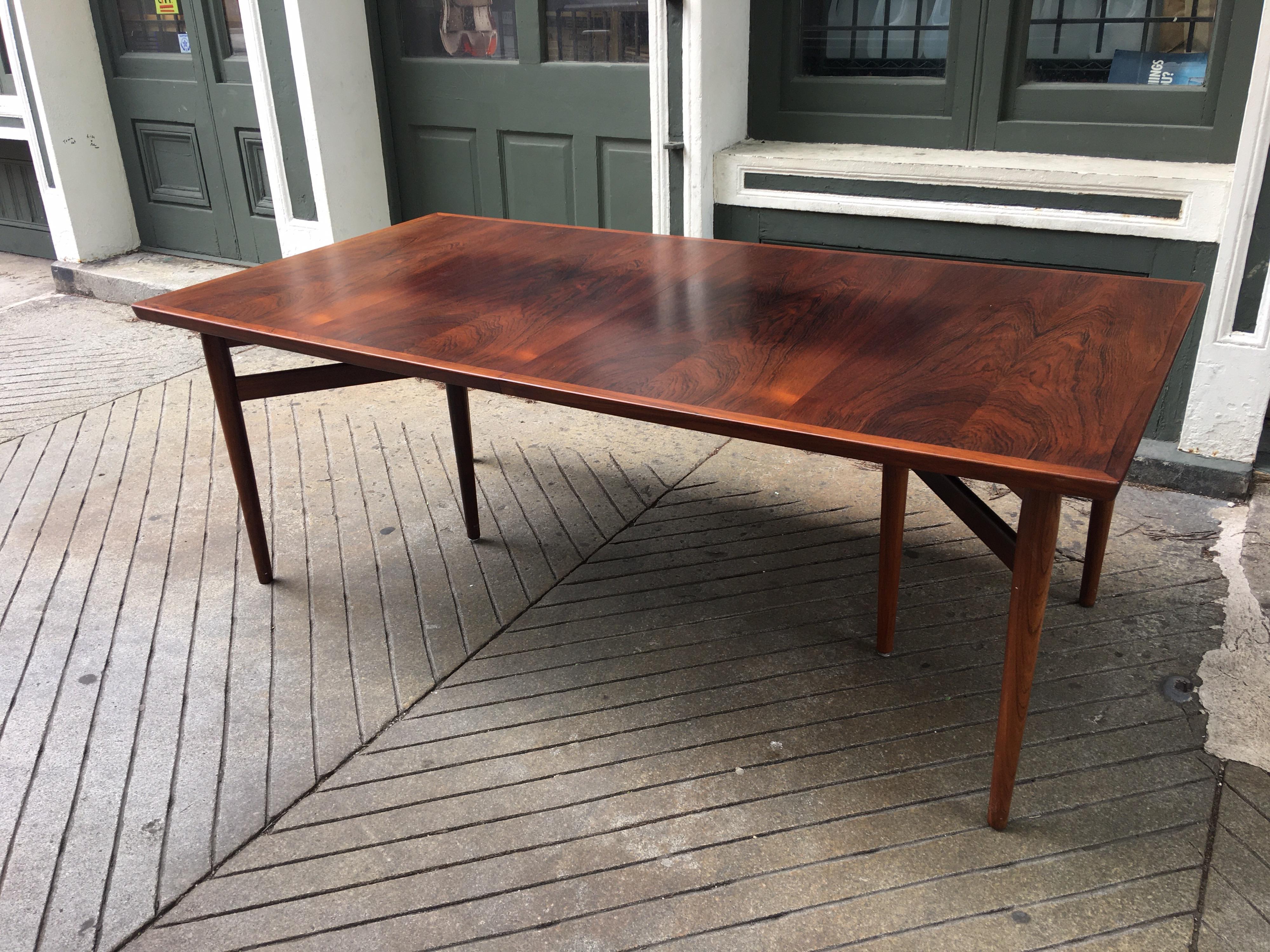 Arne Vodder Rosewood Extension Dining Table 2