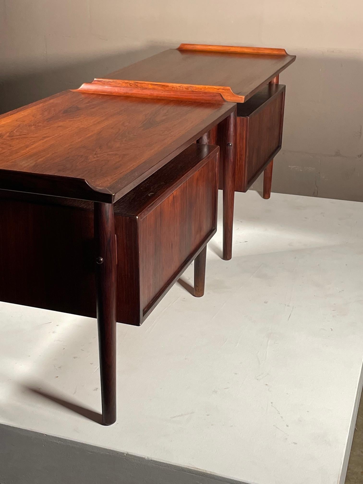 Arne Vodder Rosewood Nightstands For Sale 4