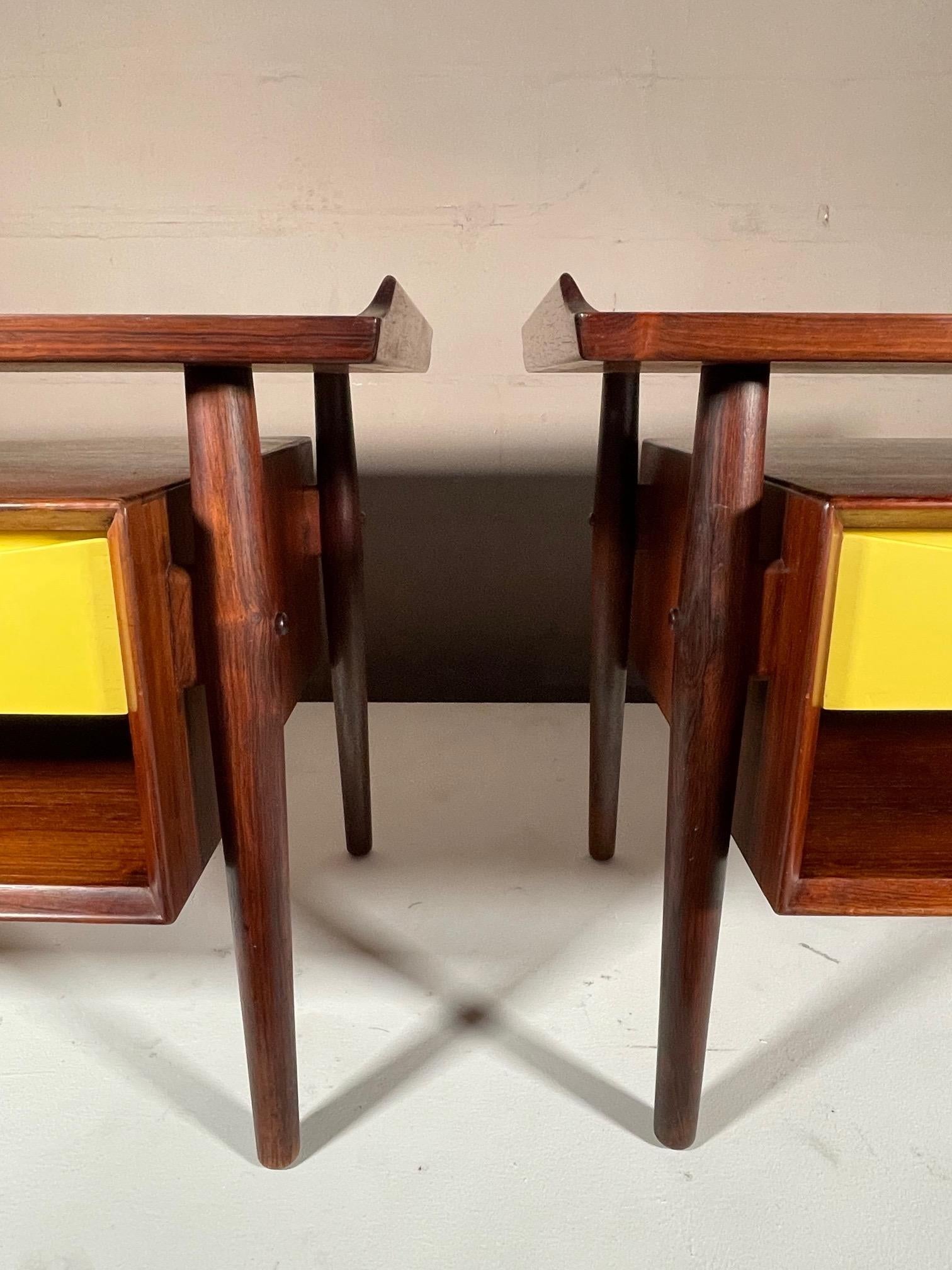 Arne Vodder Rosewood Nightstands For Sale 7