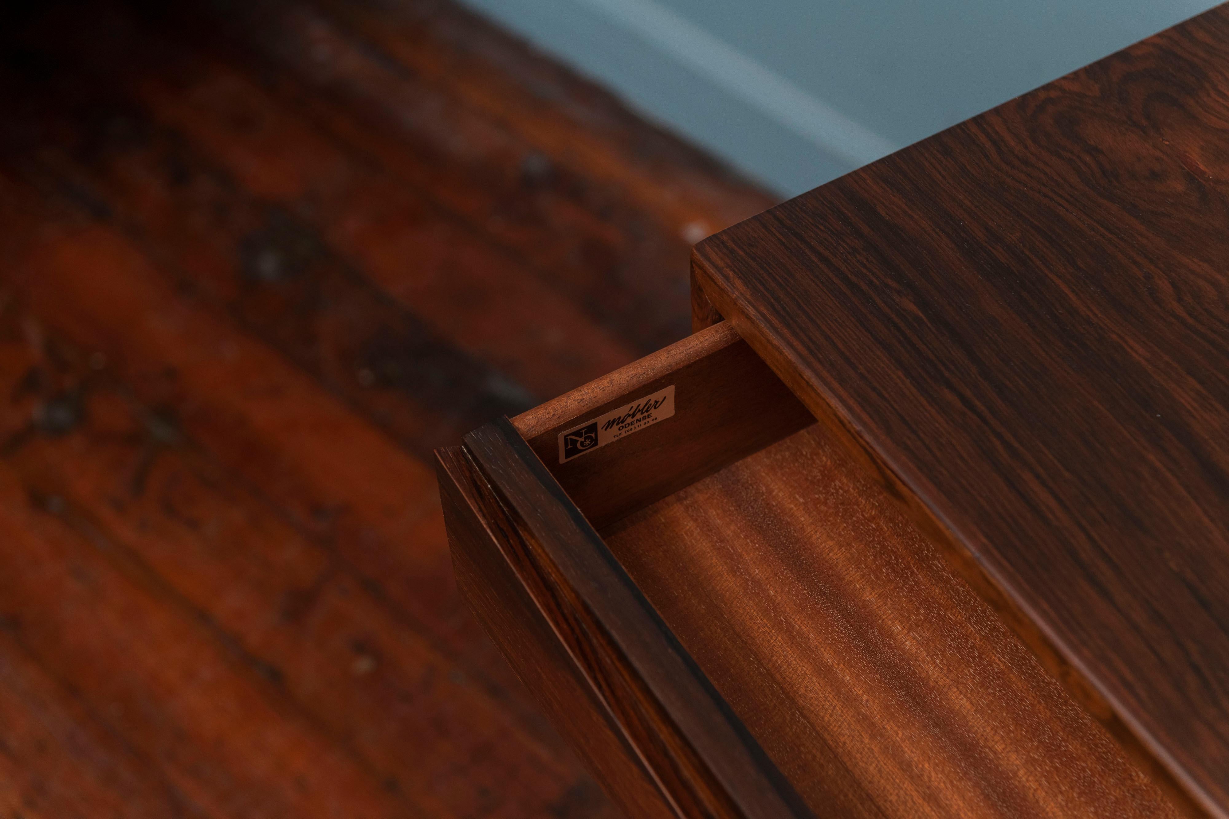 Arne Vodder Rosewood Nightstands In Good Condition In San Francisco, CA