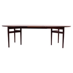 Arne Vodder Rosewood Oval Dining Table, Model 212 for Sibast