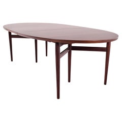 Arne Vodder Rosewood Oval Dining Table, Model 212 for Sibast