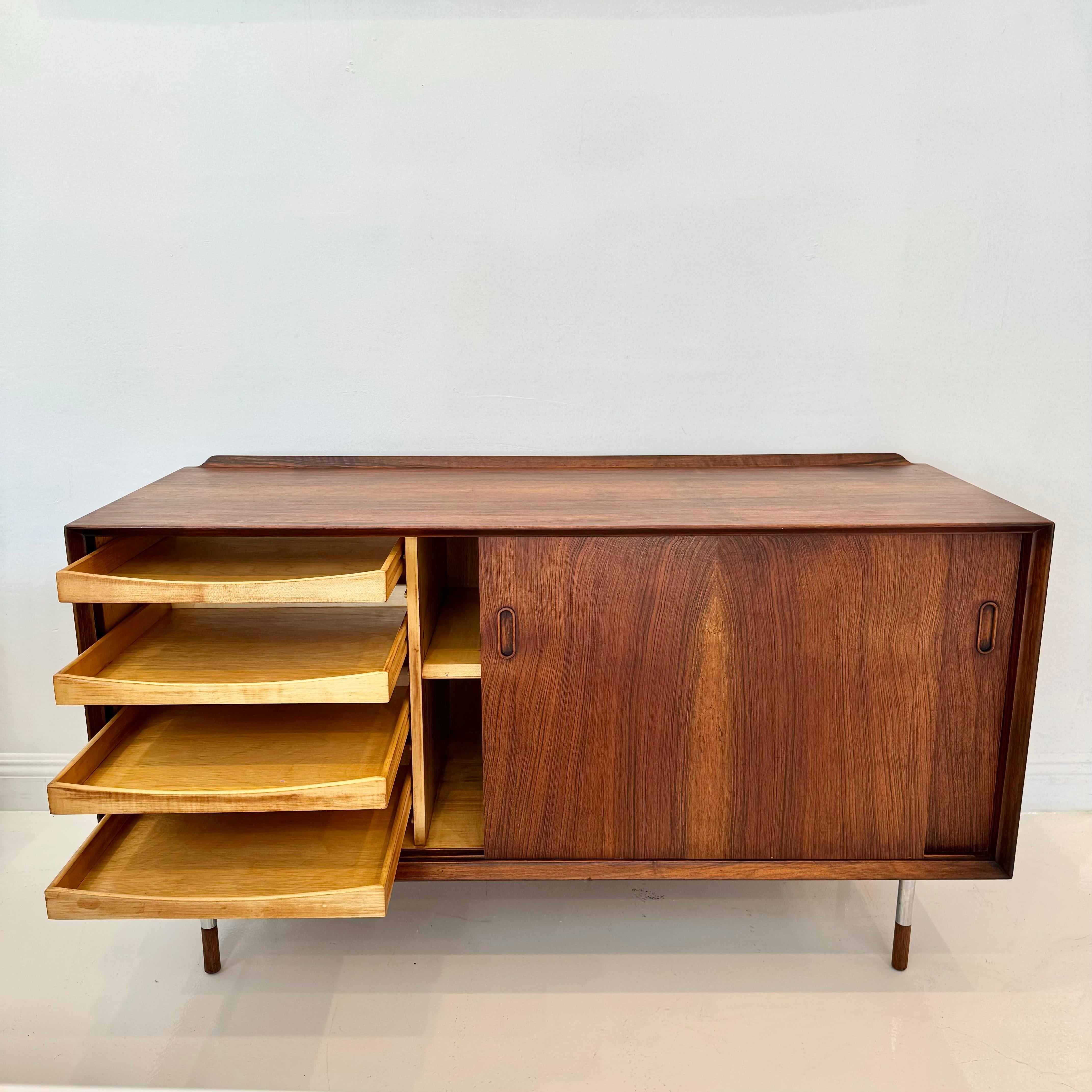 Arne Vodder Rosewood Sideboard for George Tanier, Denmark 1960s For Sale 6