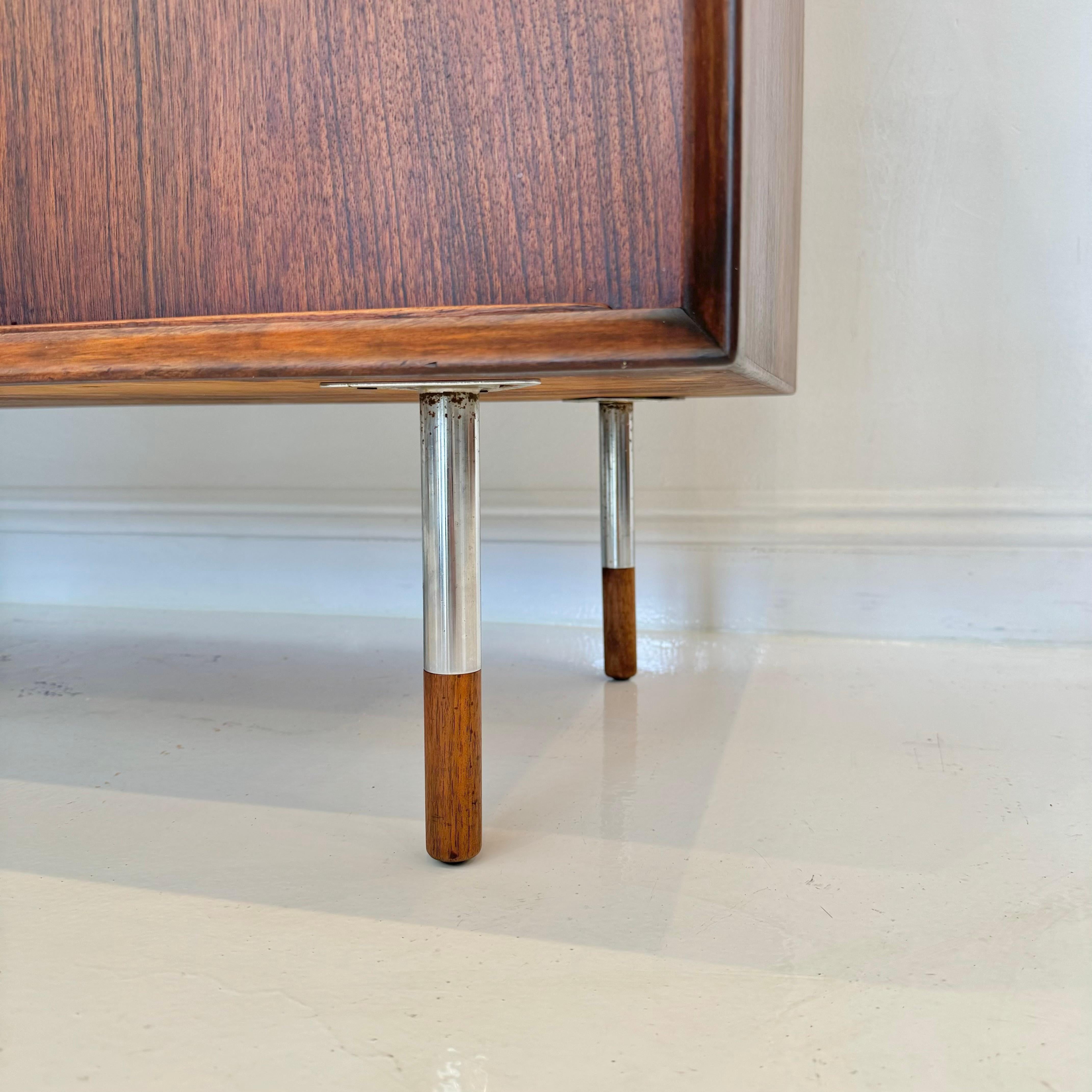 Arne Vodder Rosewood Sideboard for George Tanier, Denmark 1960s In Good Condition For Sale In Los Angeles, CA