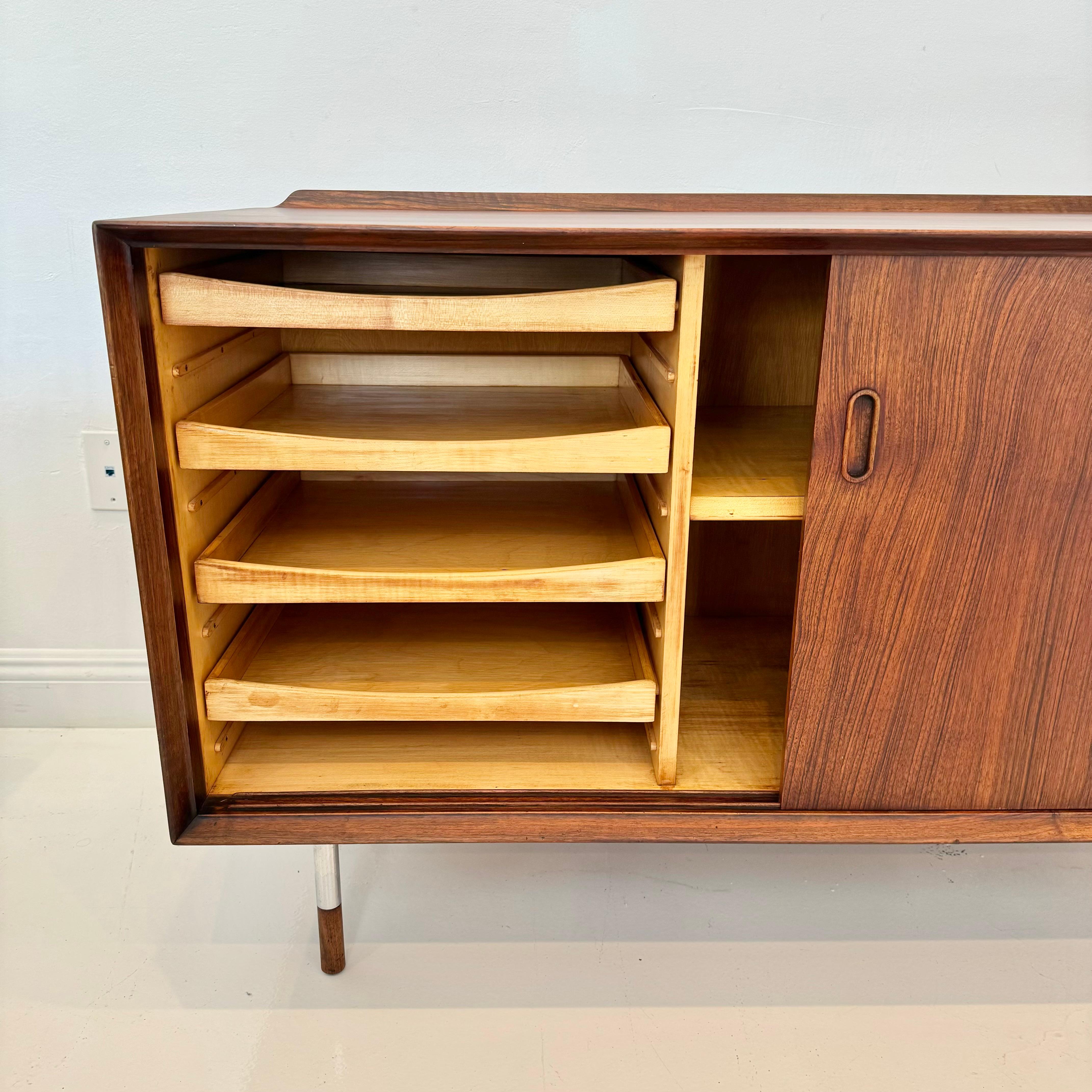 Arne Vodder Rosewood Sideboard for George Tanier, Denmark 1960s For Sale 1