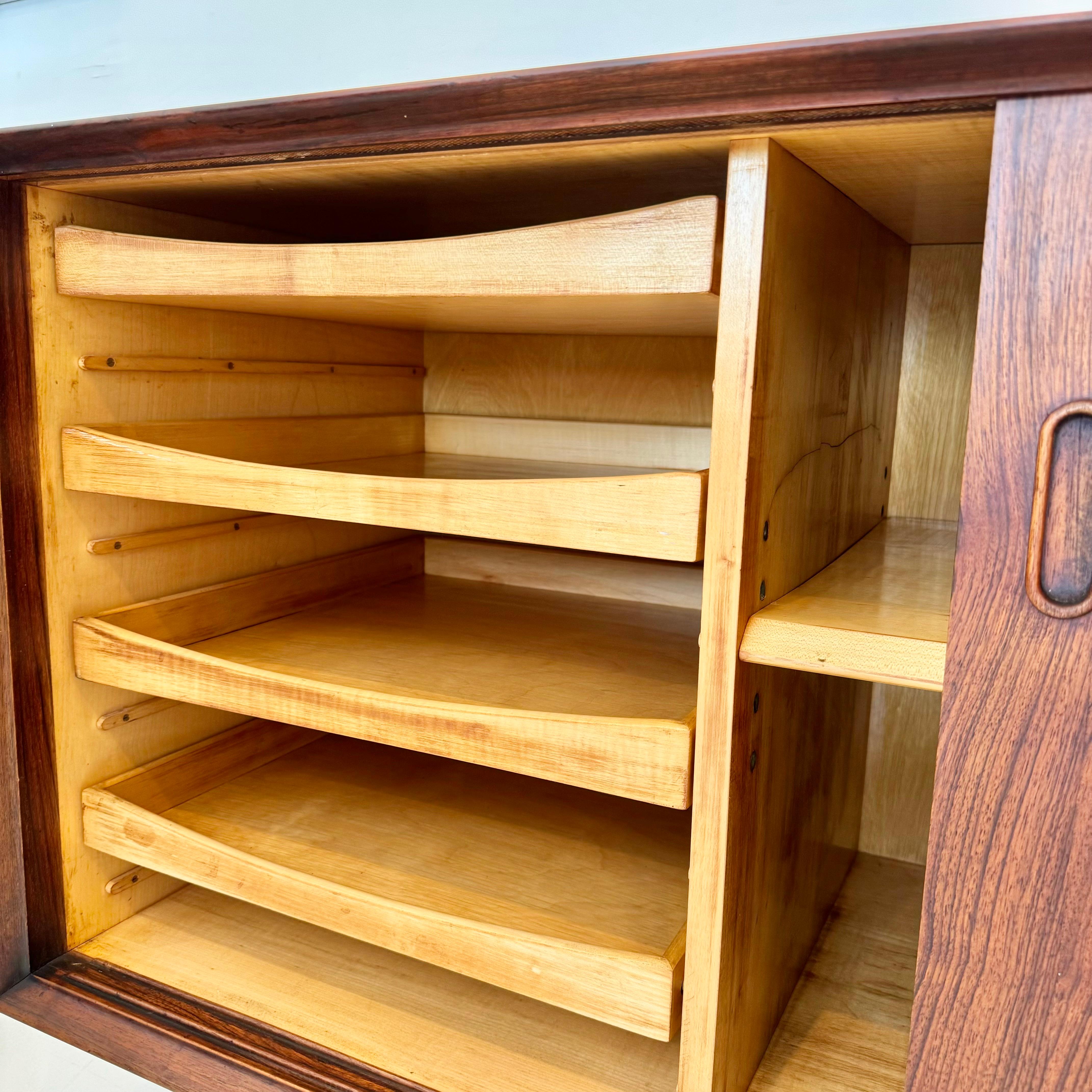 Arne Vodder Rosewood Sideboard for George Tanier, Denmark 1960s For Sale 2