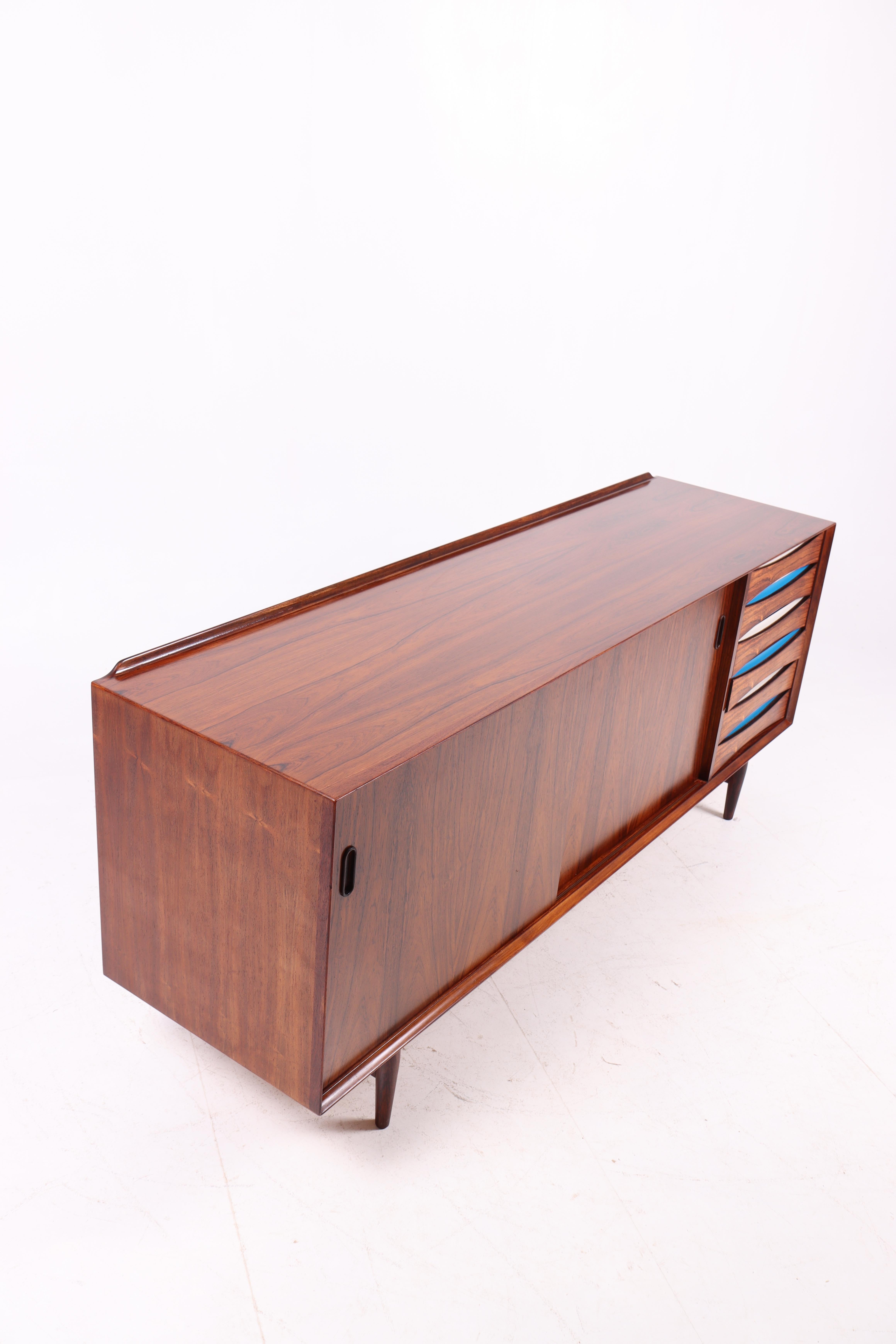 Aparador Arne Vodder de palisandro con cajones de colores, Sibast Møbler, años 50 Palo de rosa en venta