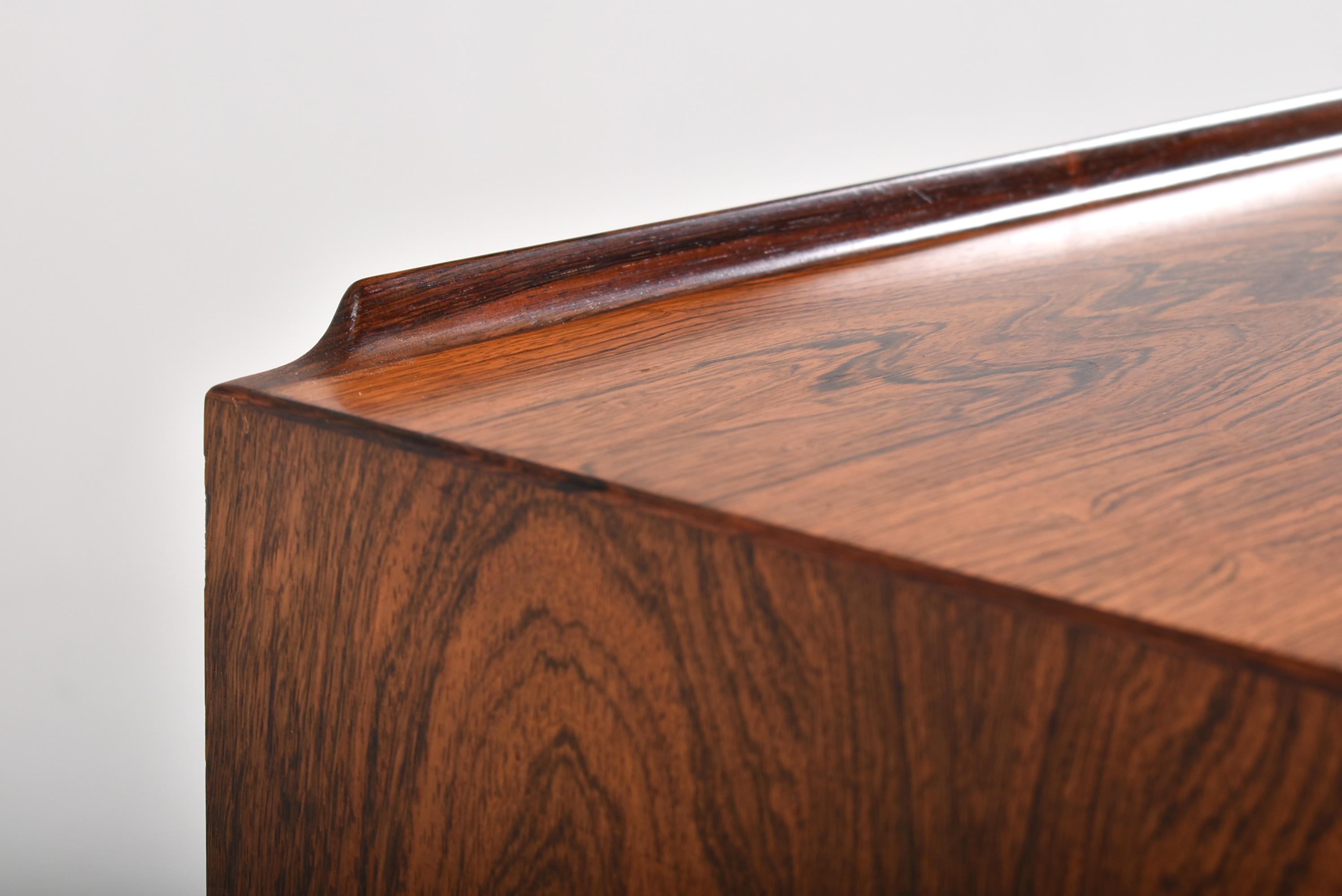 Arne Vodder Rosewood Tambour Doors Sideboard OS 63 for Sibast, Denmark, 1960 3