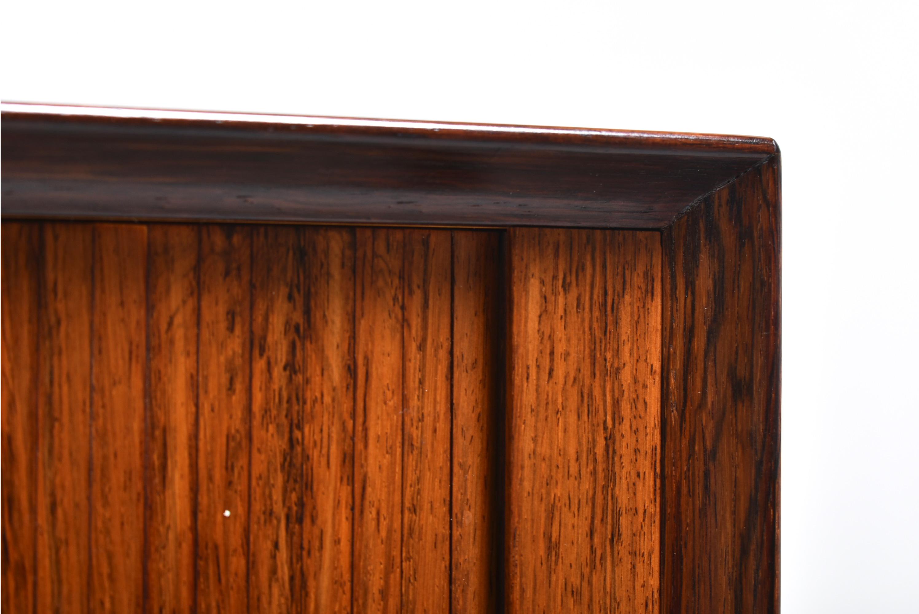 Arne Vodder Rosewood Tambour Doors Sideboard OS 63 for Sibast, Denmark, 1960 7