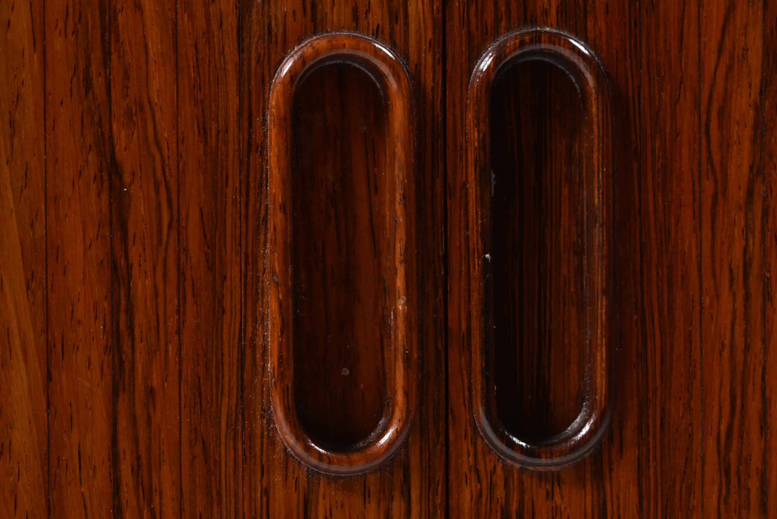 Arne Vodder Rosewood Tambour Doors Sideboard OS 63 for Sibast, Denmark, 1960 10