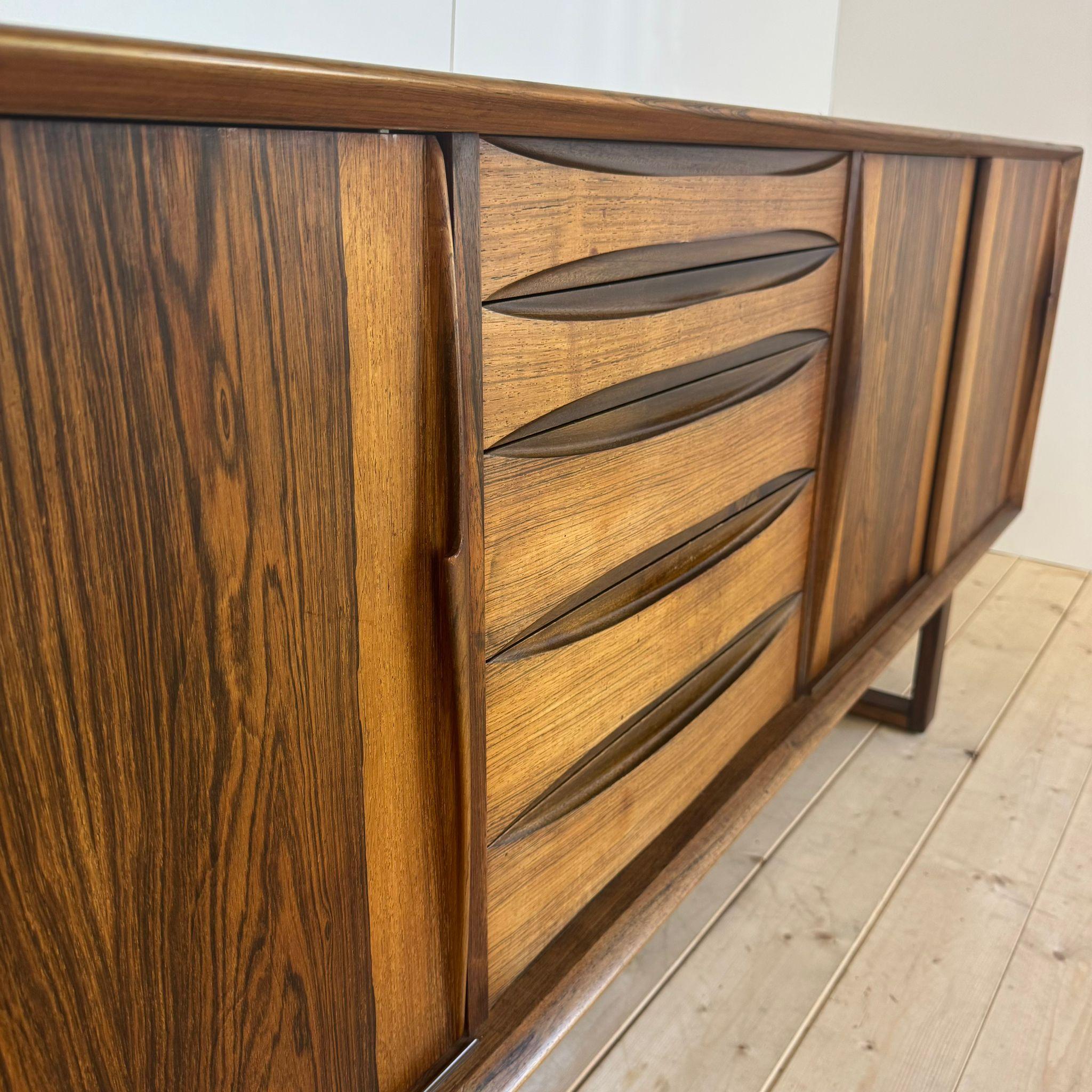 Mid-20th Century Arne Vodder rosewood vintage sideboard, Denmark 1960