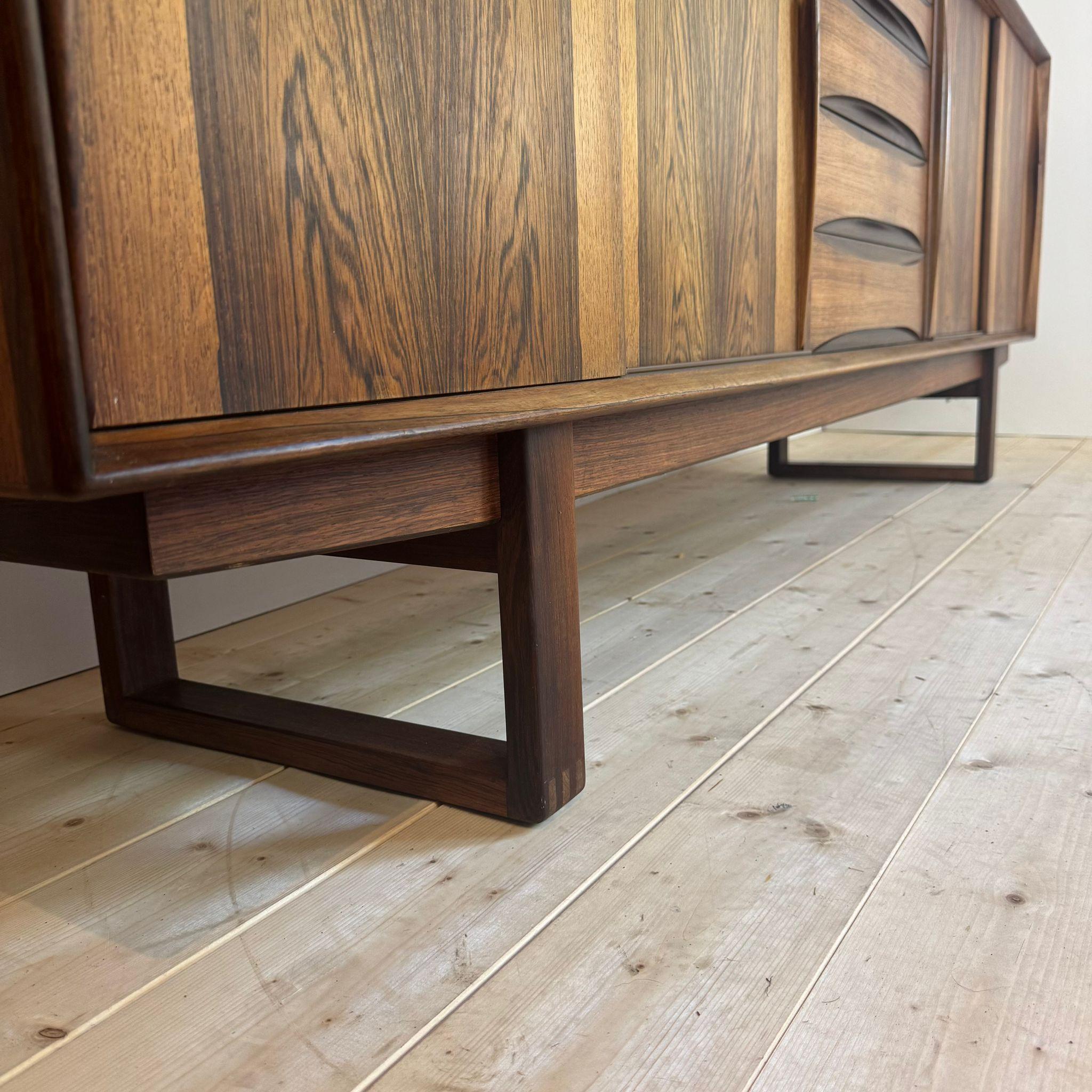 Arne Vodder rosewood vintage sideboard, Denmark 1960 2
