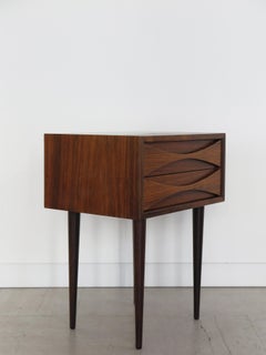 Arne Vodder Scandinavian Wood Midcentury Night Stand, Side Table, Denmark 1960s