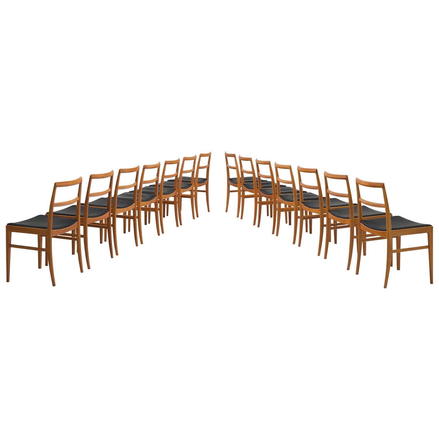 Arne Vodder Teak Dining Chairs for Sibast