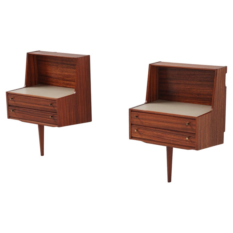 Arne Vodder Sibast Bedside Tables, Denmark, 1960s For Sale at 1stDibs