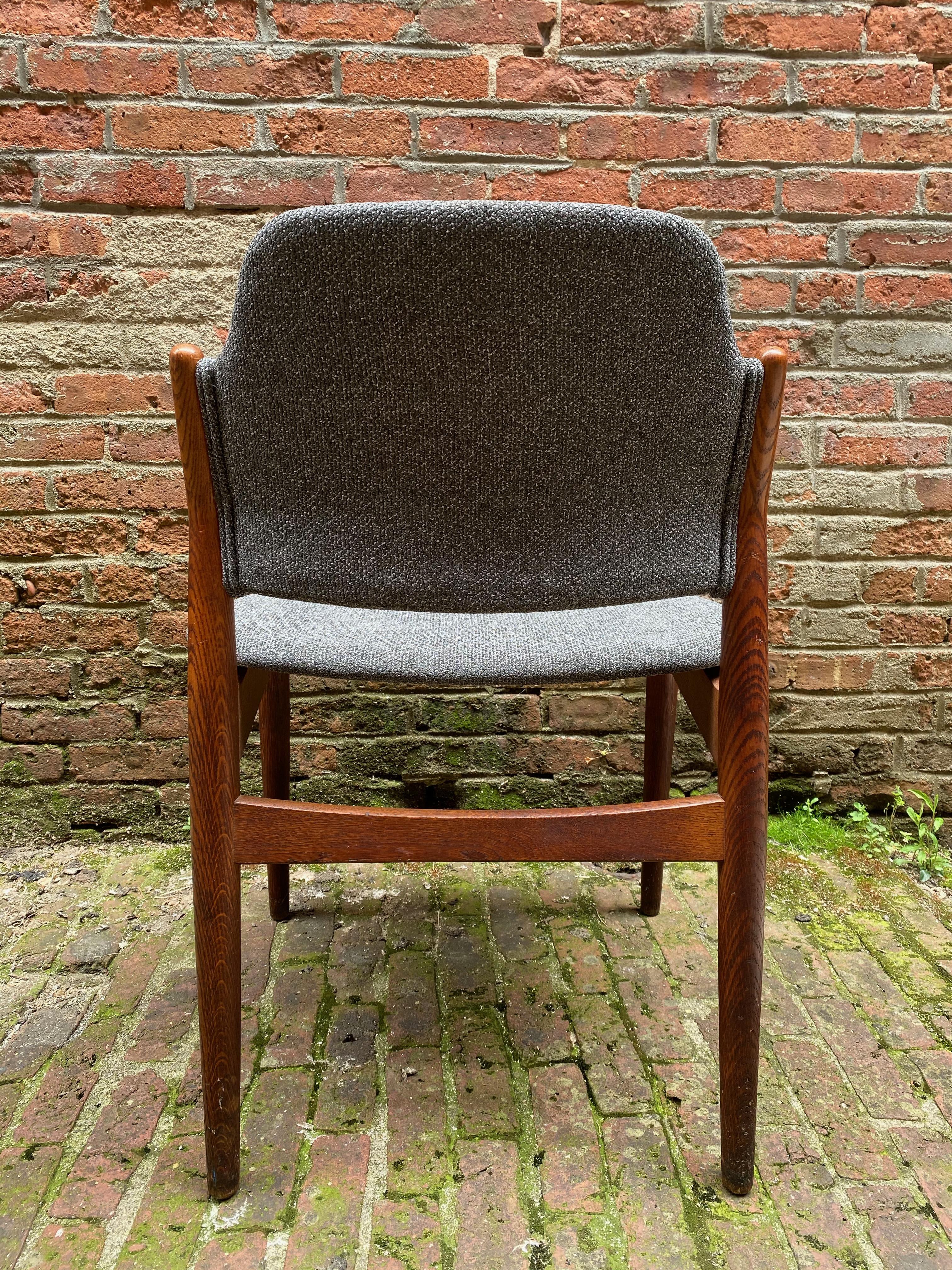 Arne Vodder Sibast Møbler Model 62 Oak Side Chair 1
