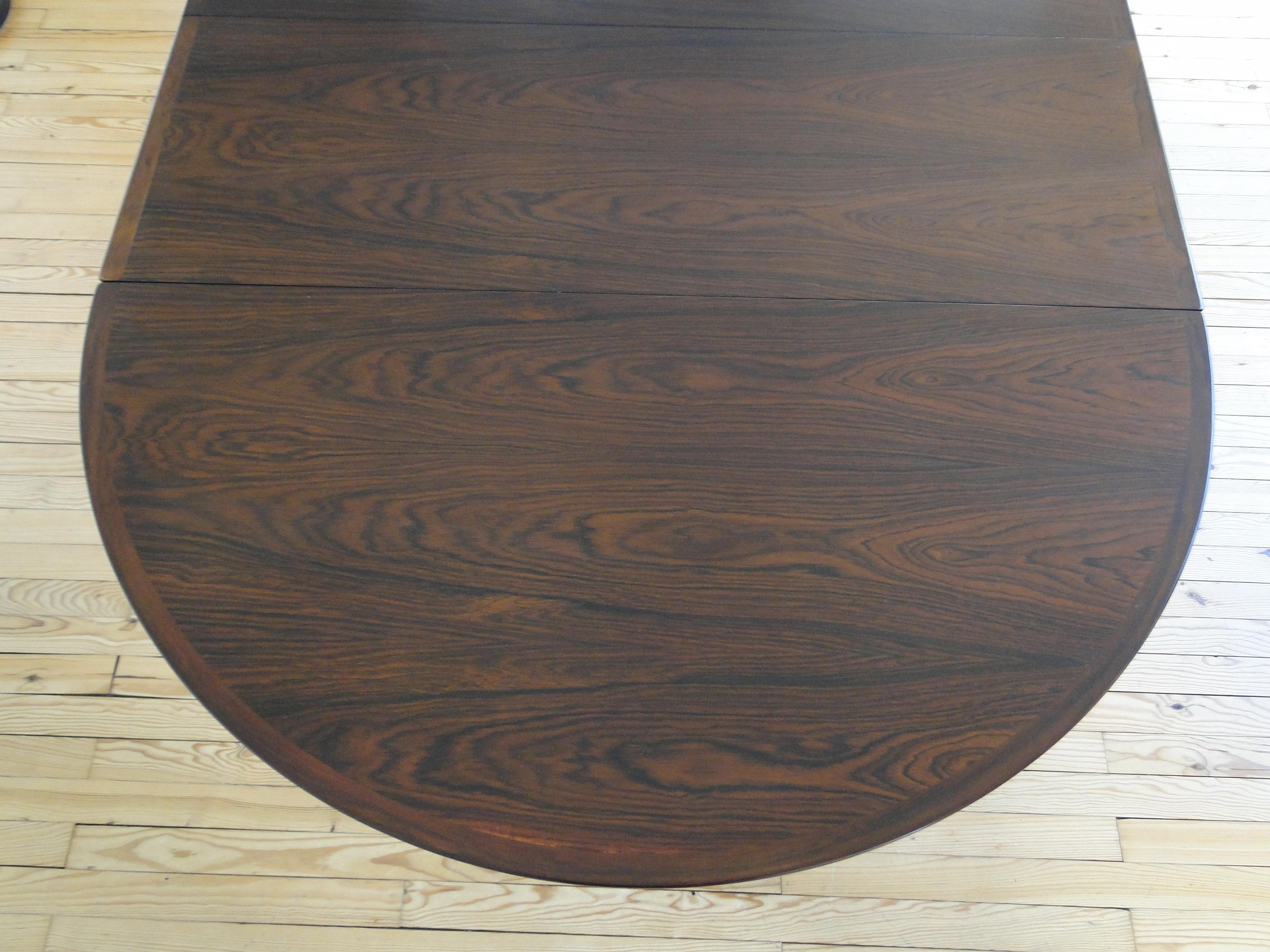 Arne Vodder  Sibast Vintage Extendable Table Model 227 In Good Condition In Lège Cap Ferret, FR