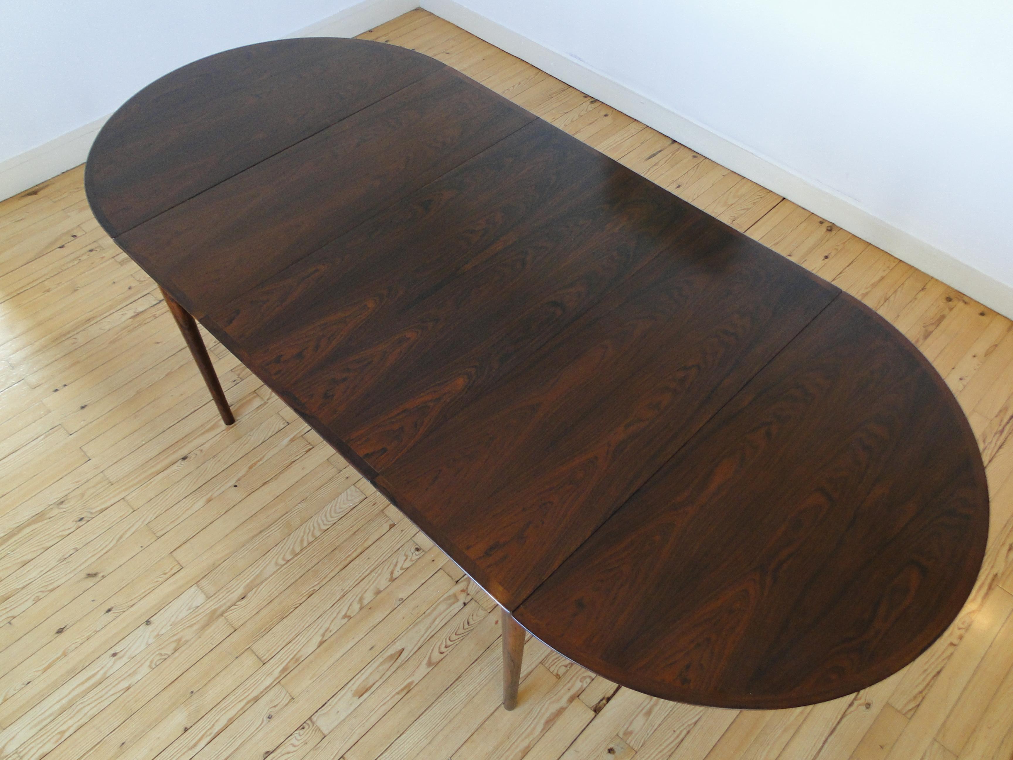 Oak Arne Vodder  Sibast Vintage Extendable Table Model 227 