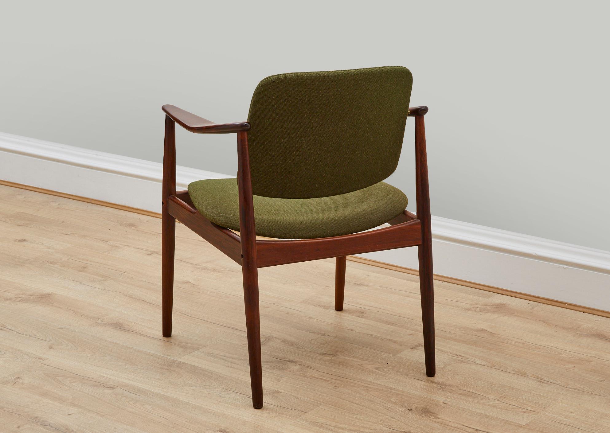 Danish Arne Vodder Side Chair/Desk Chair in Rosewood 1960's