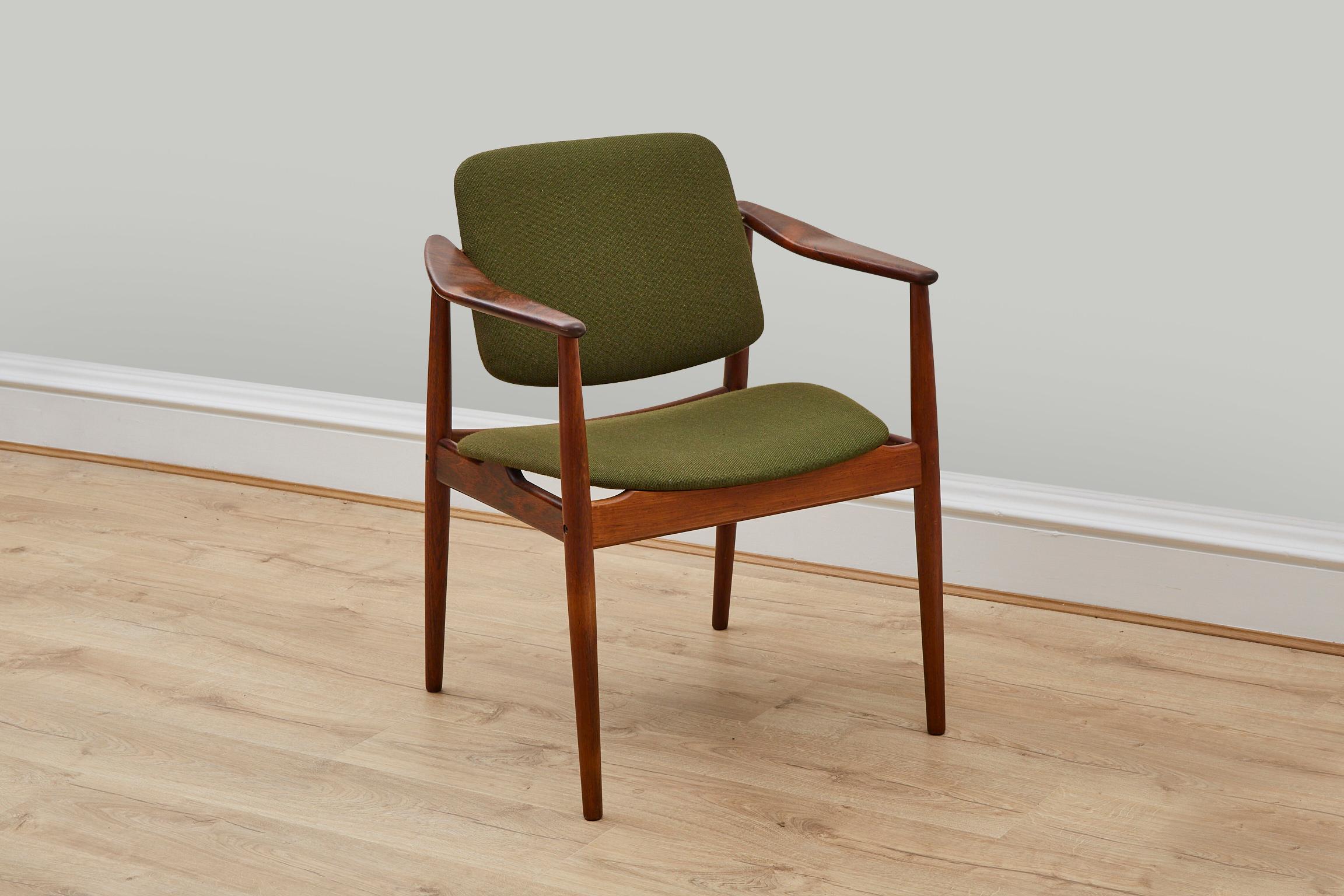 20th Century Arne Vodder Side Chair/Desk Chair in Rosewood 1960's