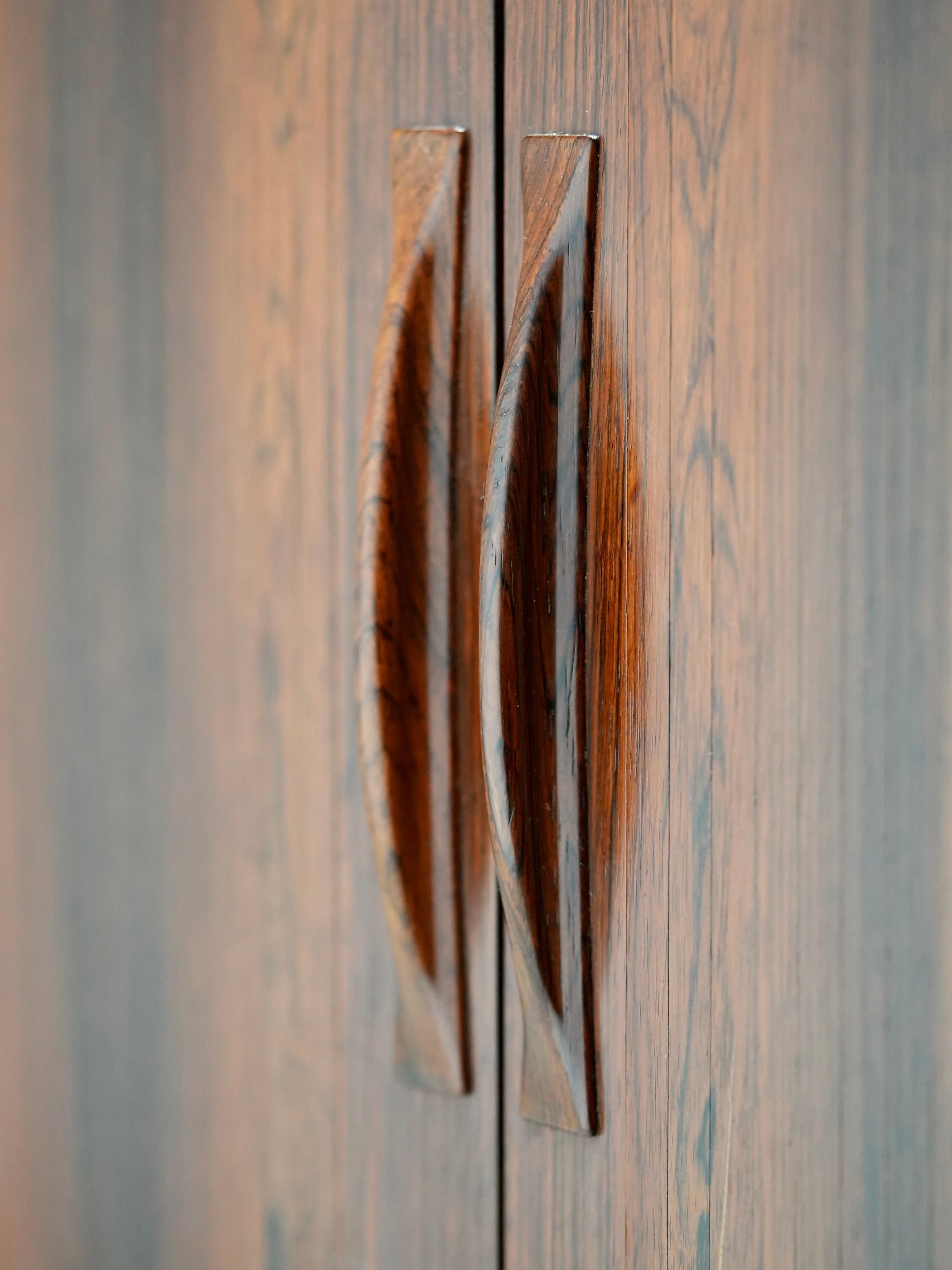 XX secolo Arne Vodder Sideboard in Brazilian Rosewood for Sibast Møbler, Denmark, 1960's in vendita