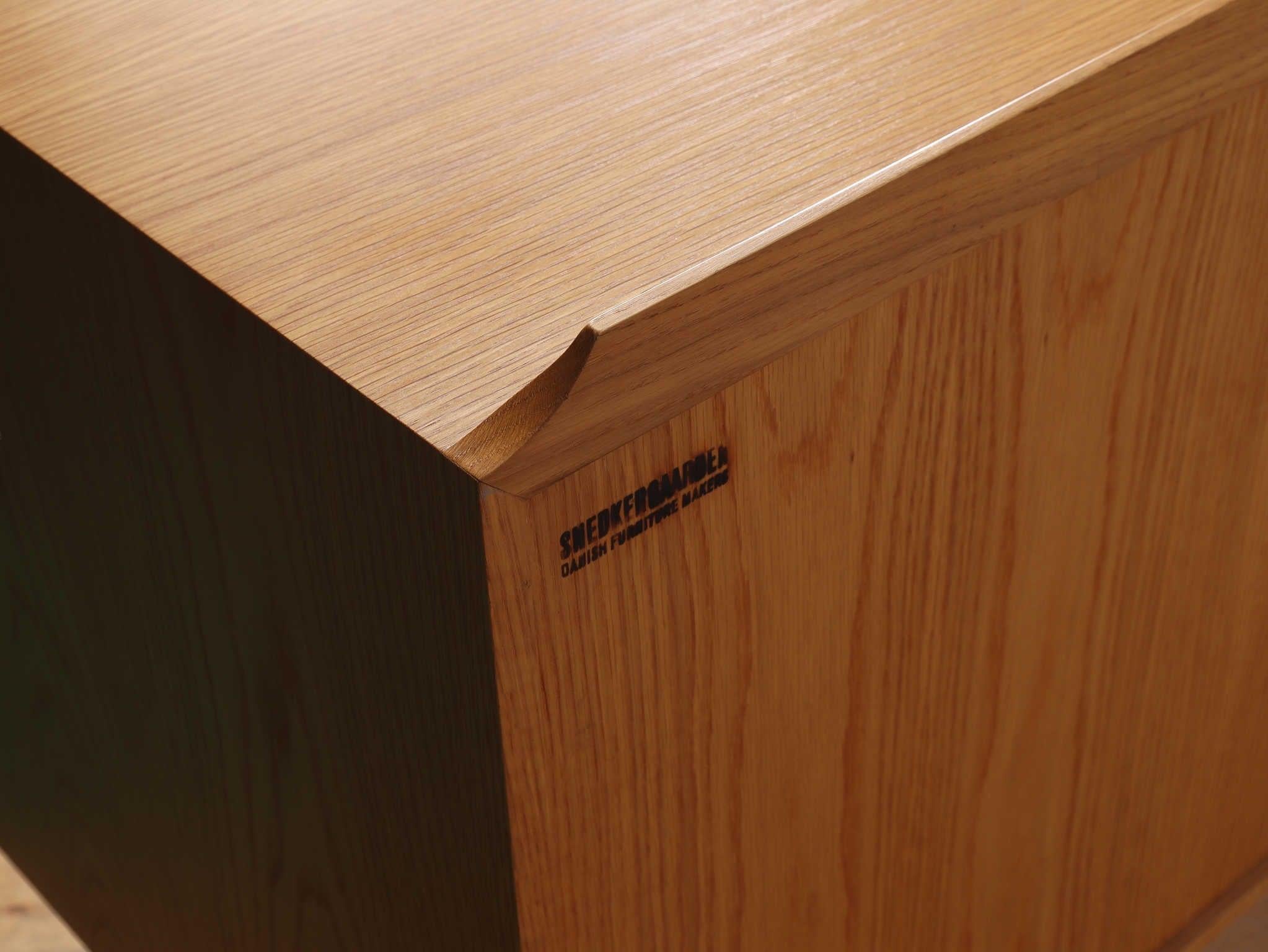 Credenza Arne Vodder in Oak con ante reversibili in vendita 11