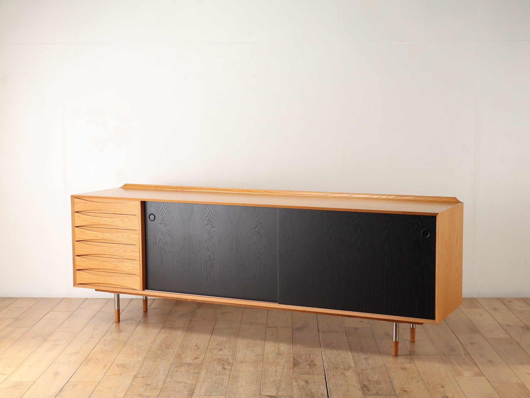 Credenza Arne Vodder in Oak con ante reversibili In condizioni buone in vendita a Shibuya-ku, 13