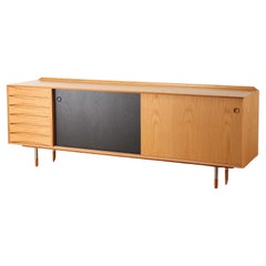 Arne Vodder Sideboard in Oak with Reversible Doors