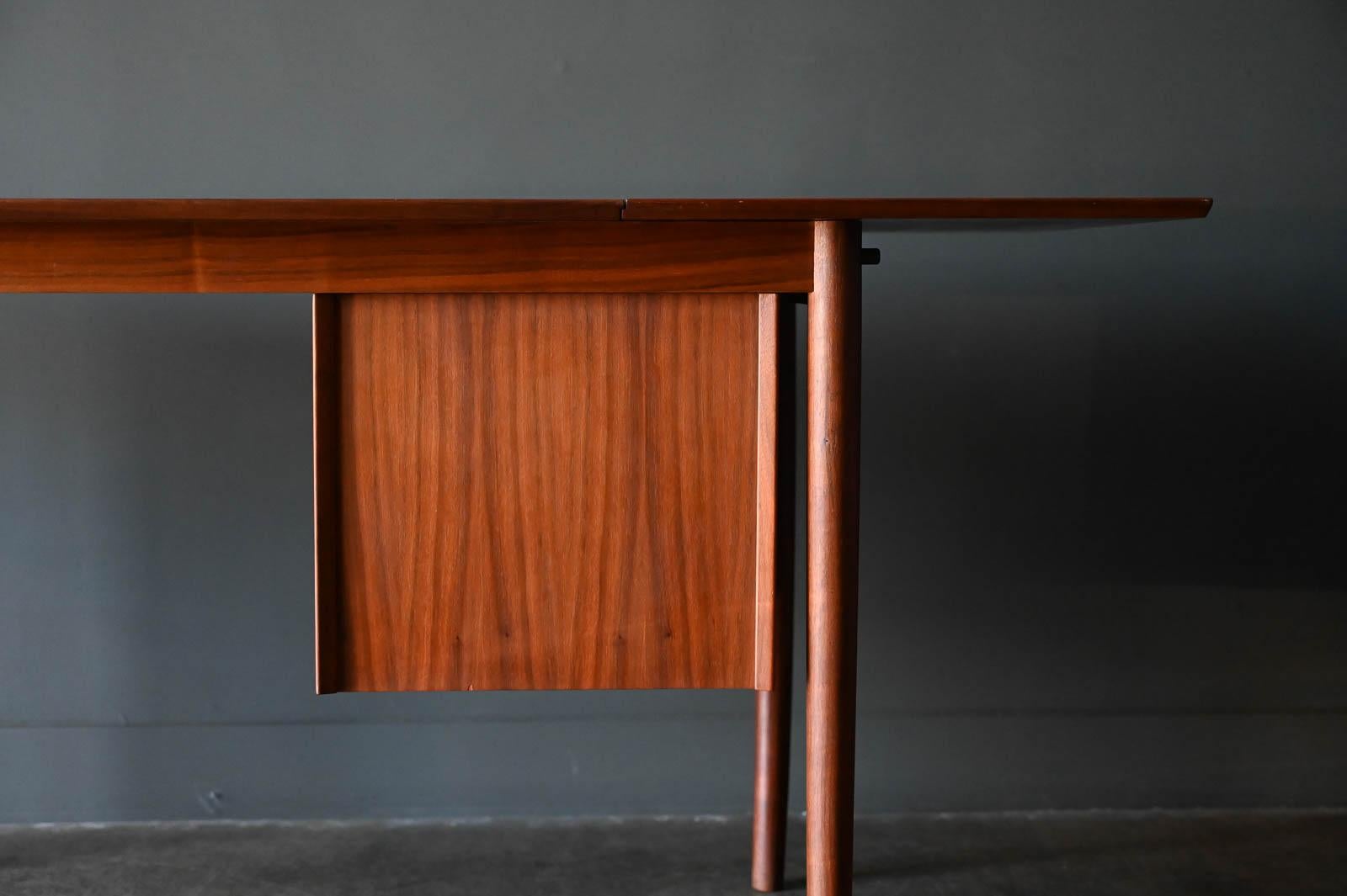 Arne Vodder Sliding Drawer Desk with Drop Leaf, ca. 1965 4