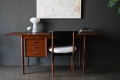 Arne Vodder Sliding Drawer Desk with Drop Leaf, ca. 1965