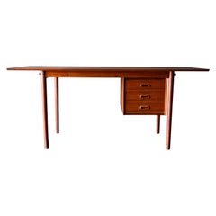 Arne Vodder Sliding Drawer Desk with Drop Leaf, ca. 1965