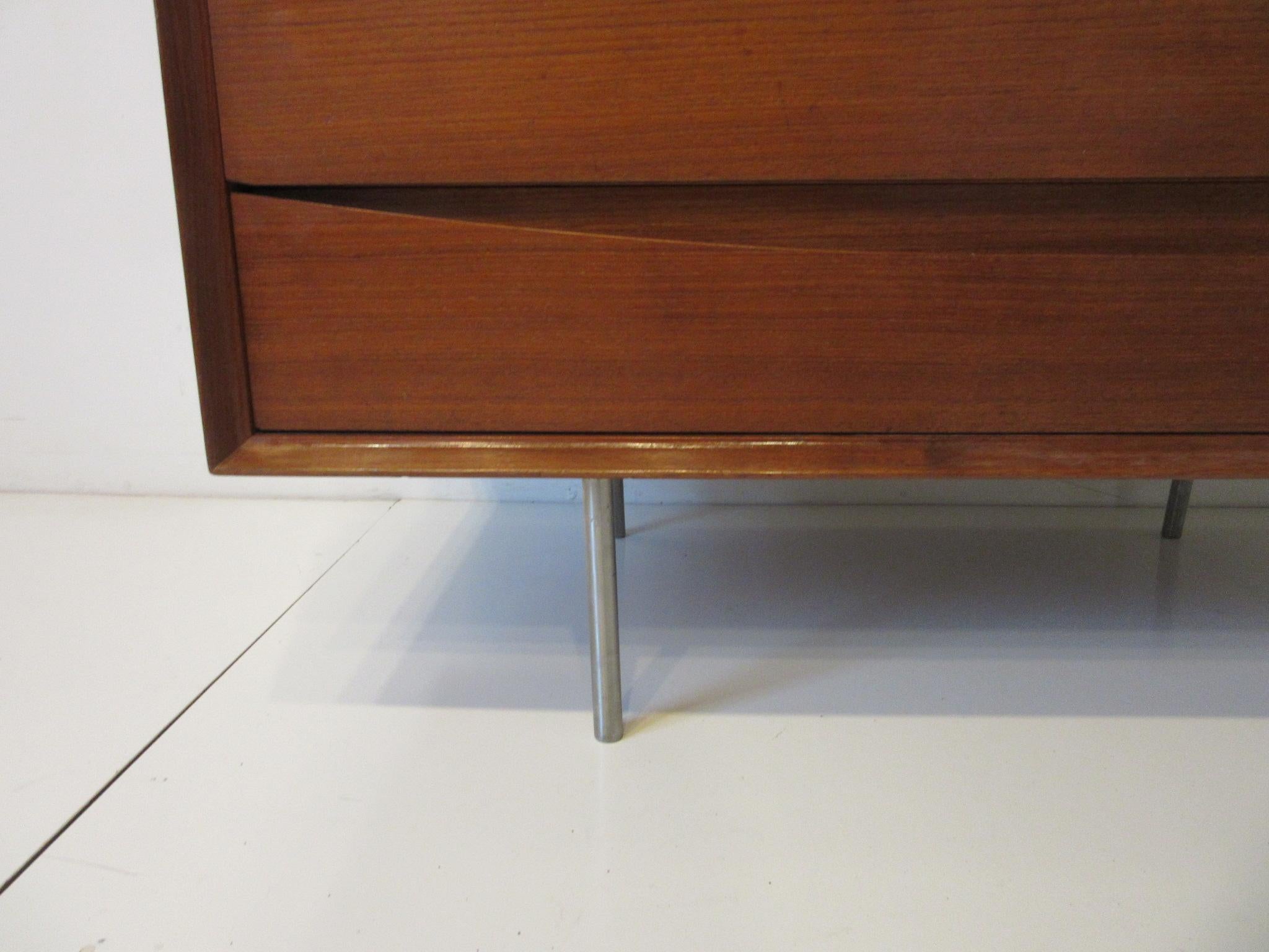 Teak Arne Vodder Small Dresser for Sibast, Denmark