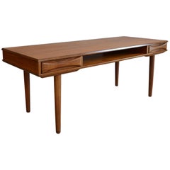 Arne Vodder Style Danish Teak Coffee Table, 1950s