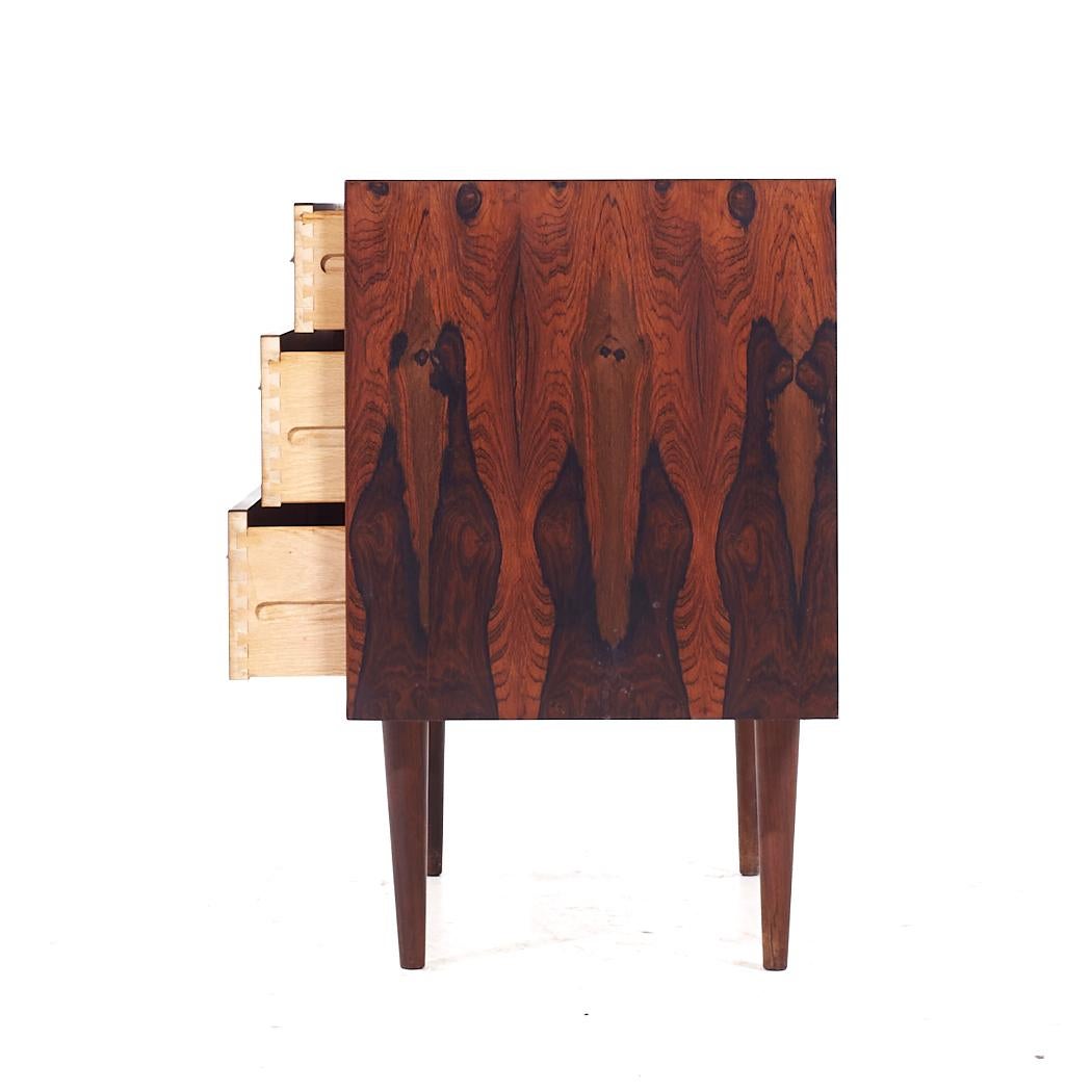 Late 20th Century Arne Vodder Style Mid Century Danish Rosewood Lowboy Dresser