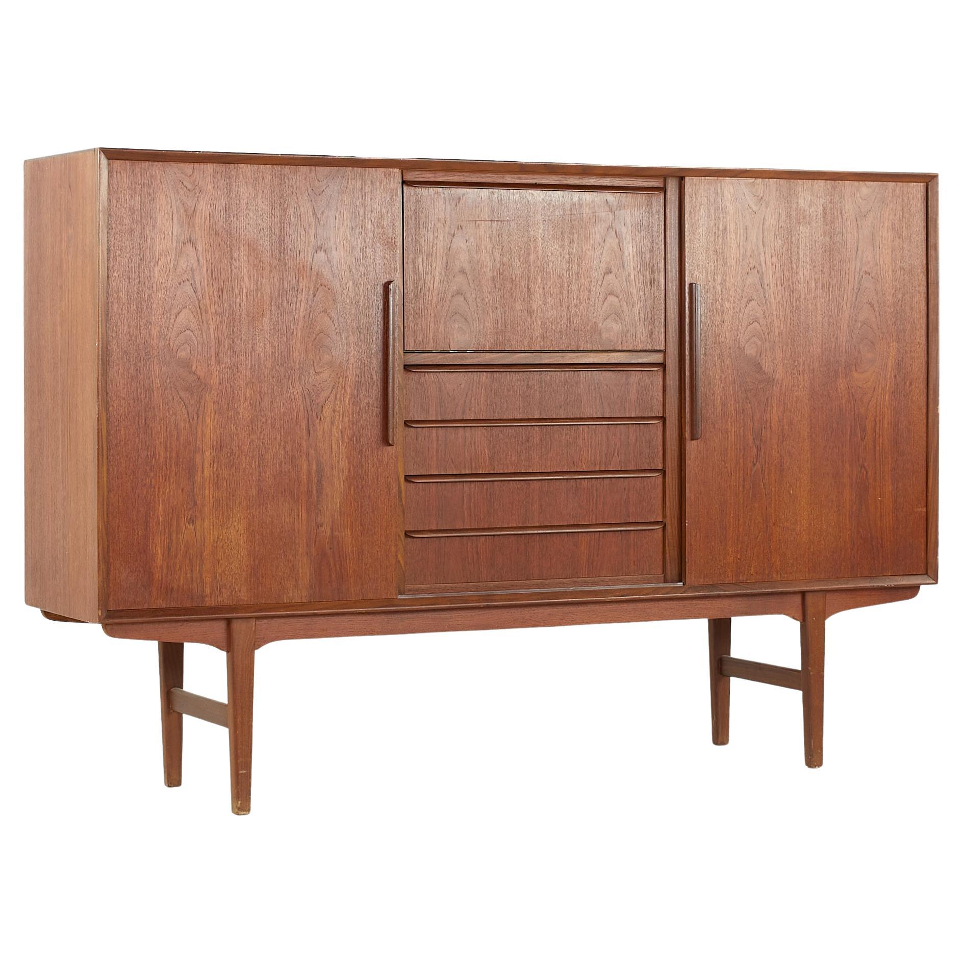 SOLD 02/12/24 Arne Vodder Style Midcentury Danish Teak Credenza