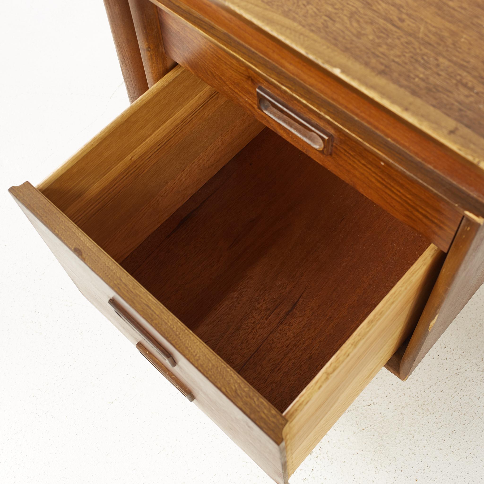 Arne Vodder Style Mid Century Danish Walnut Desk 5