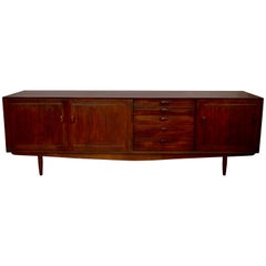Arne Vodder Style Midcentury Danish Teak Credenza Sideboard Buffet
