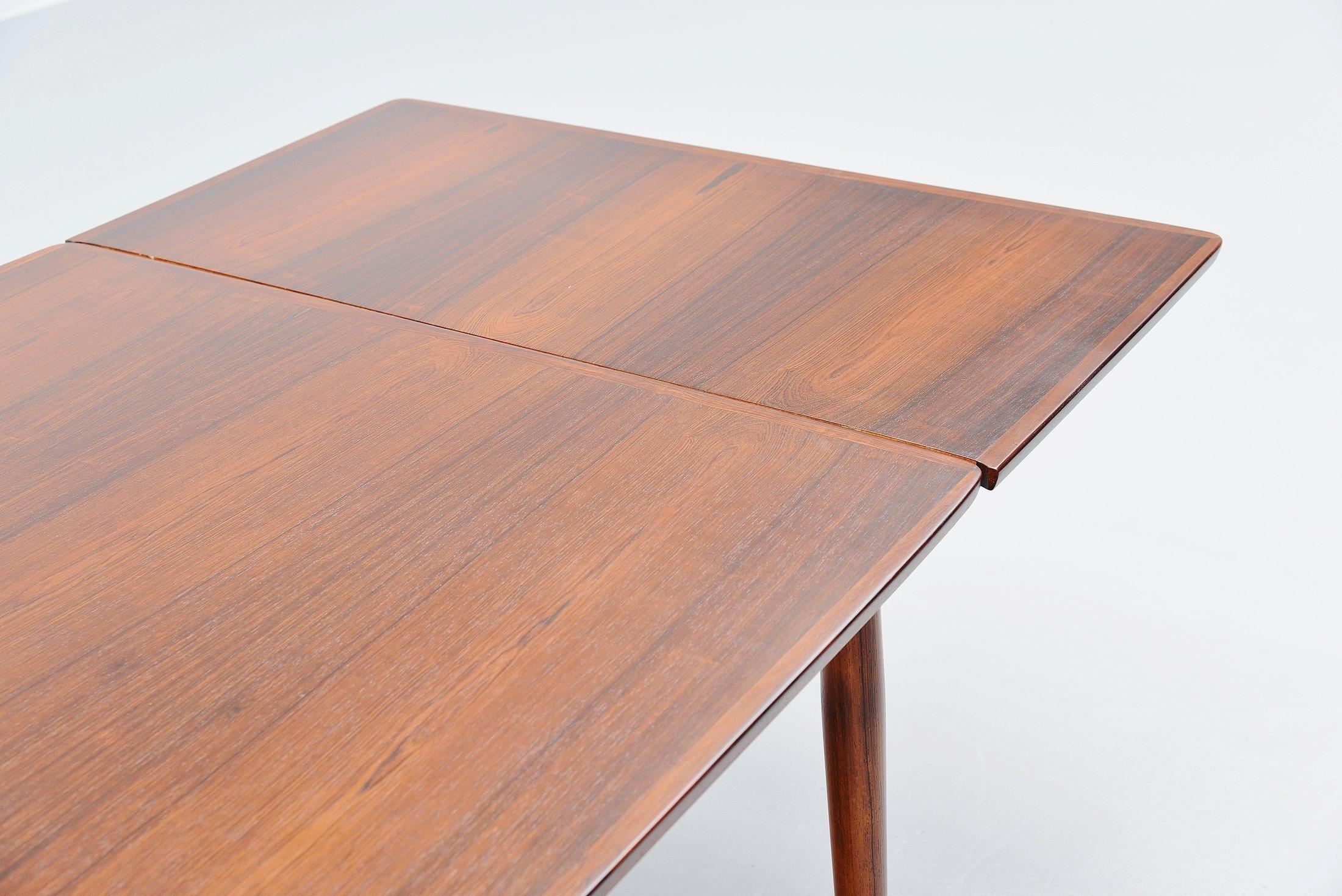 Scandinavian Modern Arne Vodder Table in Rosewood for Sibast Mobler, 1960