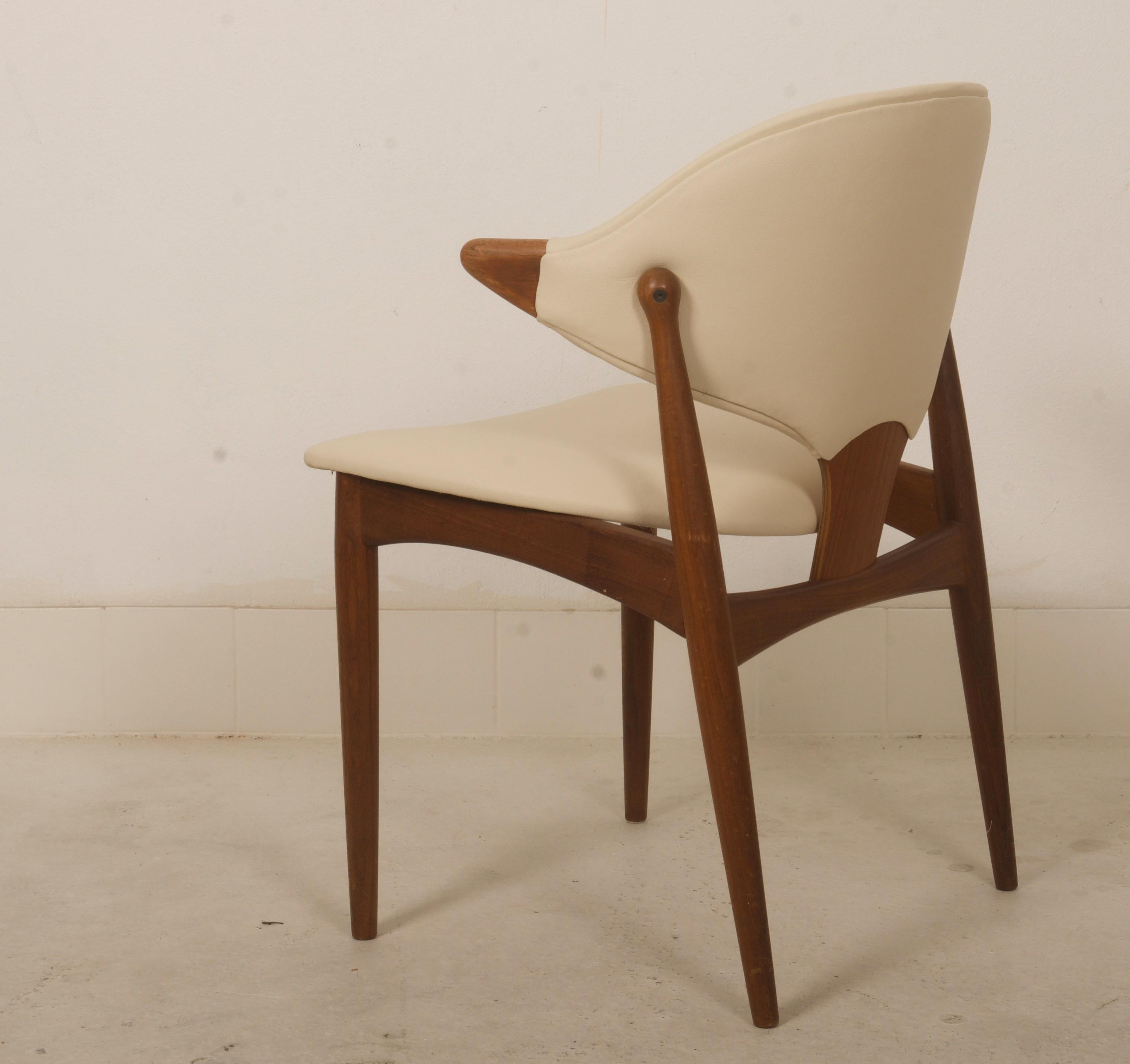 Metà XX secolo Arne Vodder Poltrona in teak Modello 166 in vendita