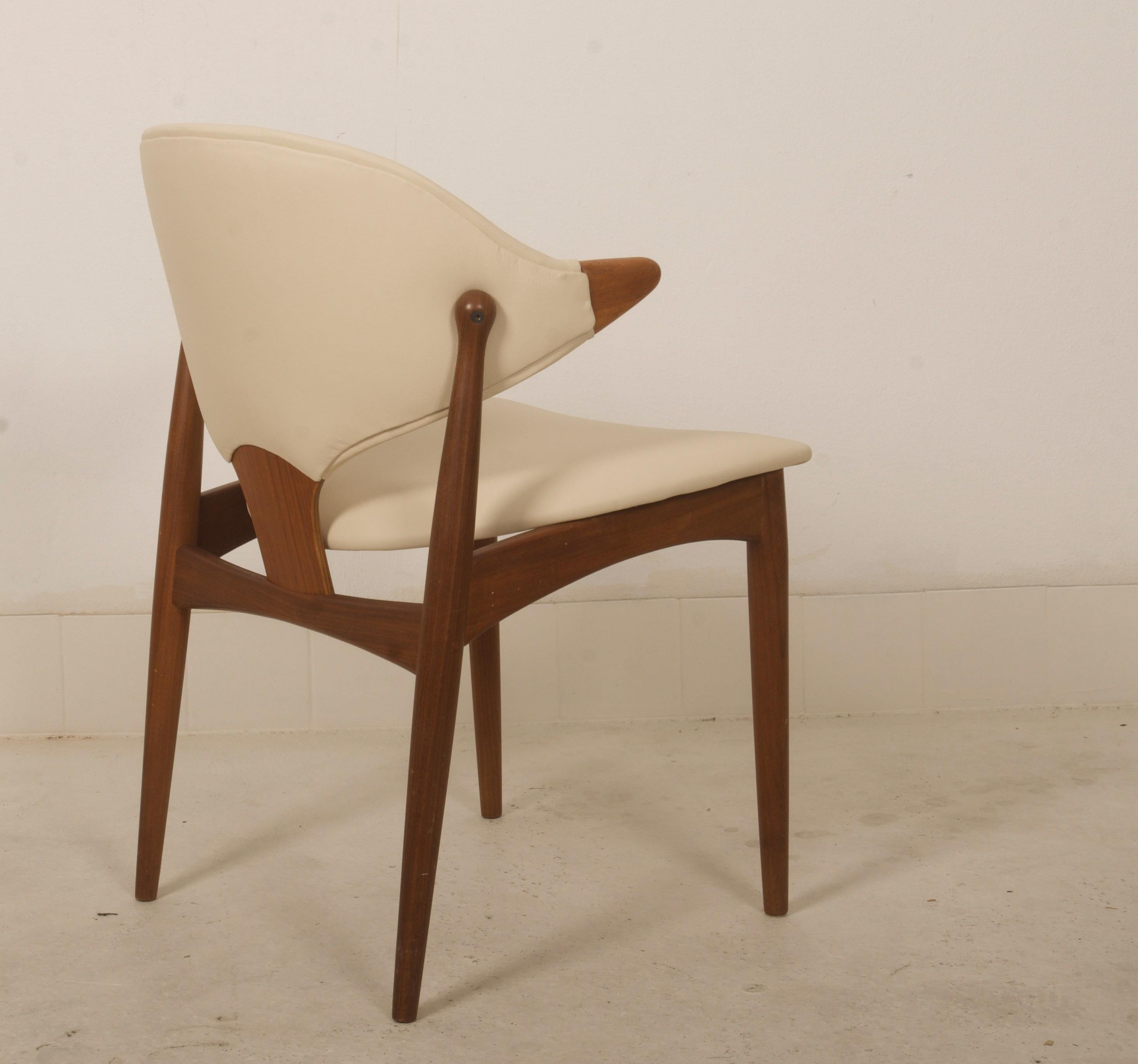Arne Vodder Poltrona in teak Modello 166 in vendita 1