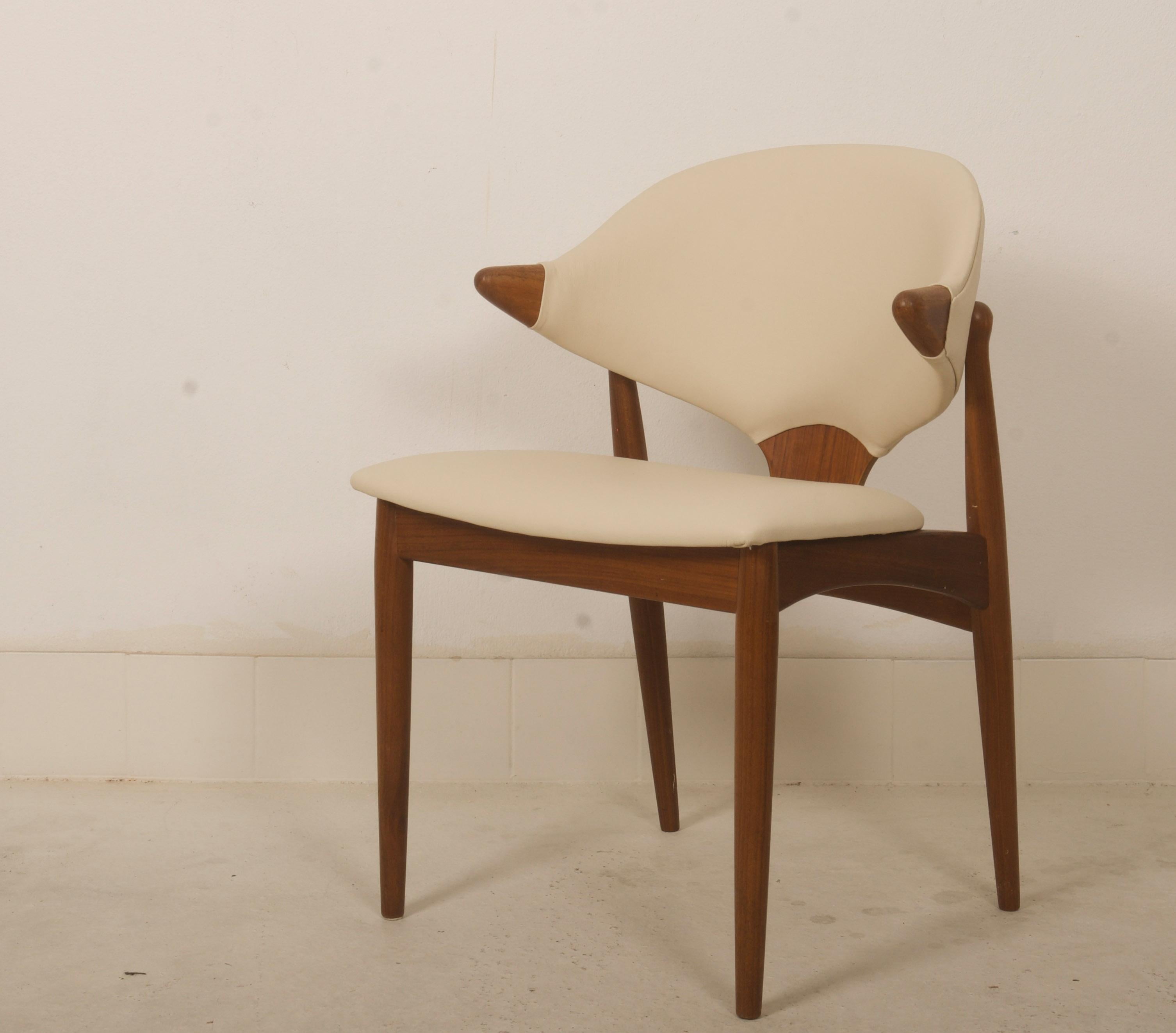 Arne Vodder Poltrona in teak Modello 166 in vendita 2