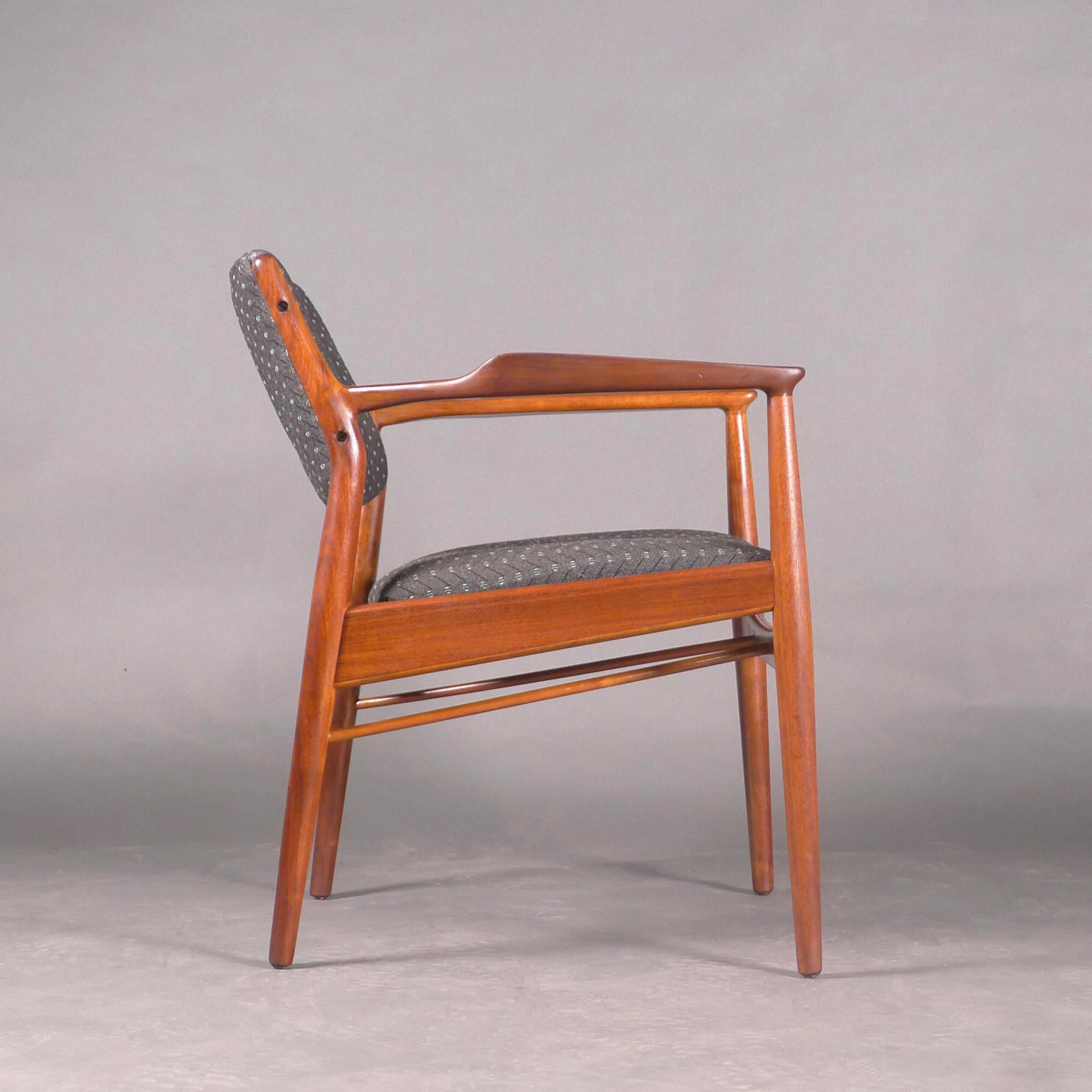 Mid-Century Modern Arne Vodder, Teak Armchair, model 51, made by Sibast, Denmark 1950s