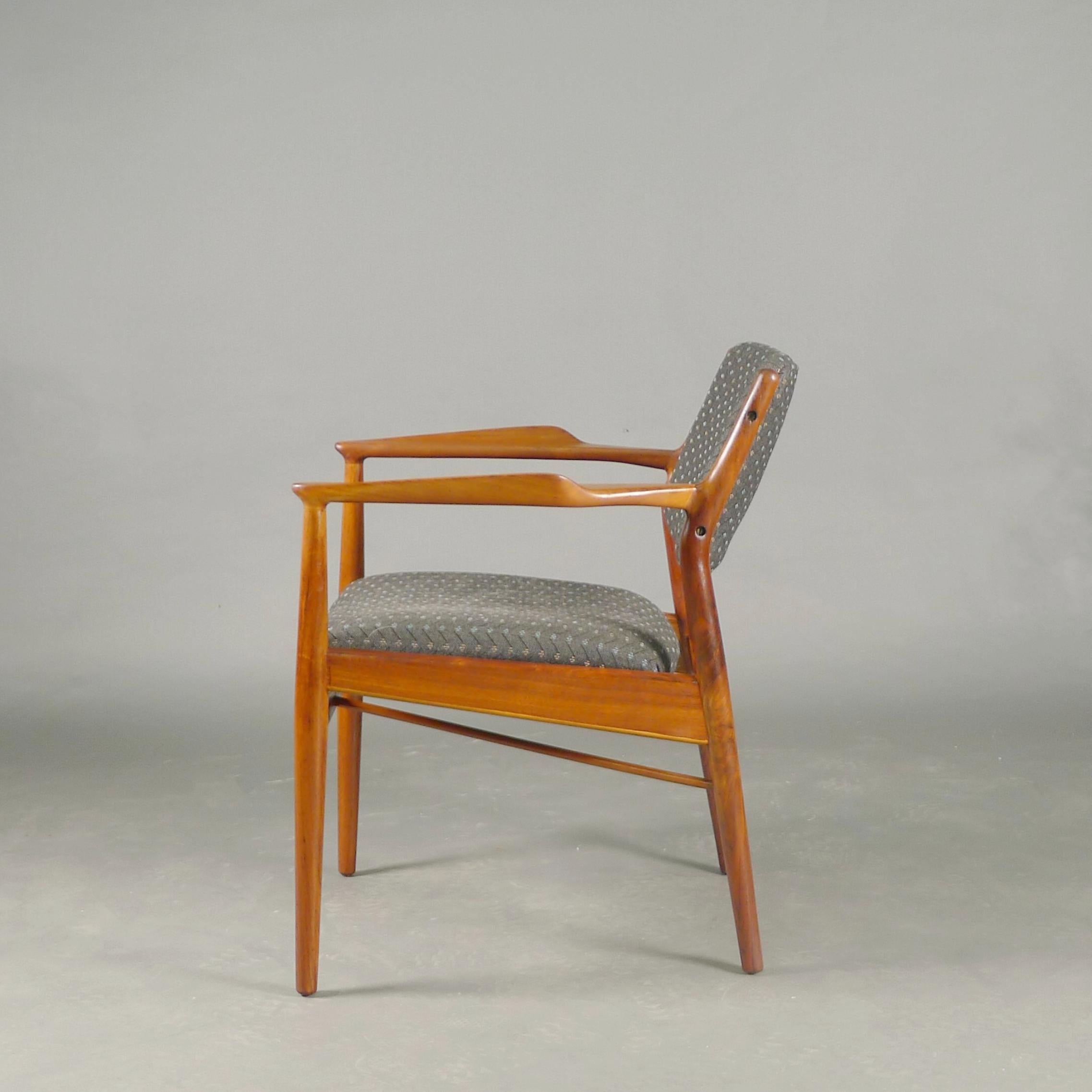 Arne Vodder, Teak Armchair, model 51, made by Sibast, Denmark 1950s 1