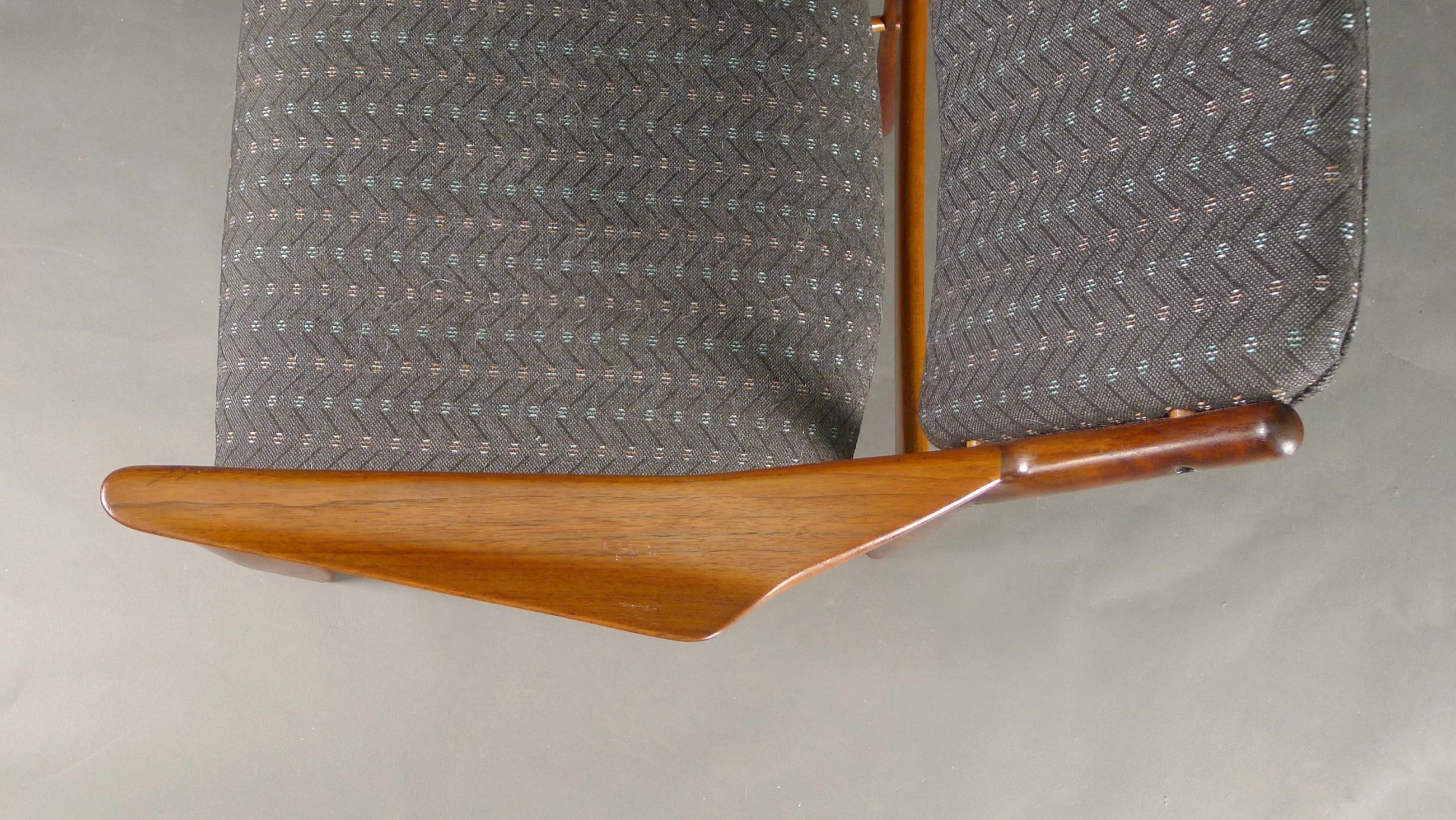 Arne Vodder, Teak Armchair, model 51, made by Sibast, Denmark 1950s 2